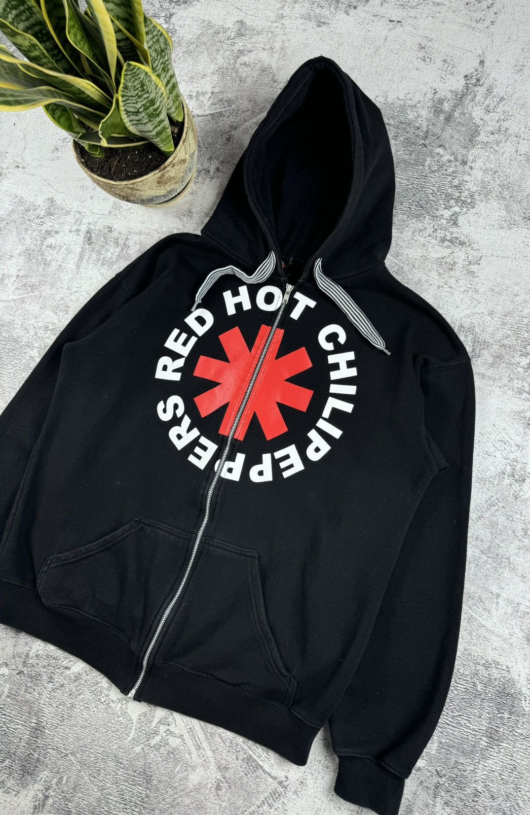 Band Tees 90S Red Hot Chili Peppers RHCP Rap Black GTS Tour Zip Hoodie Size US L / EU 52-54 / 3 - 3 Thumbnail
