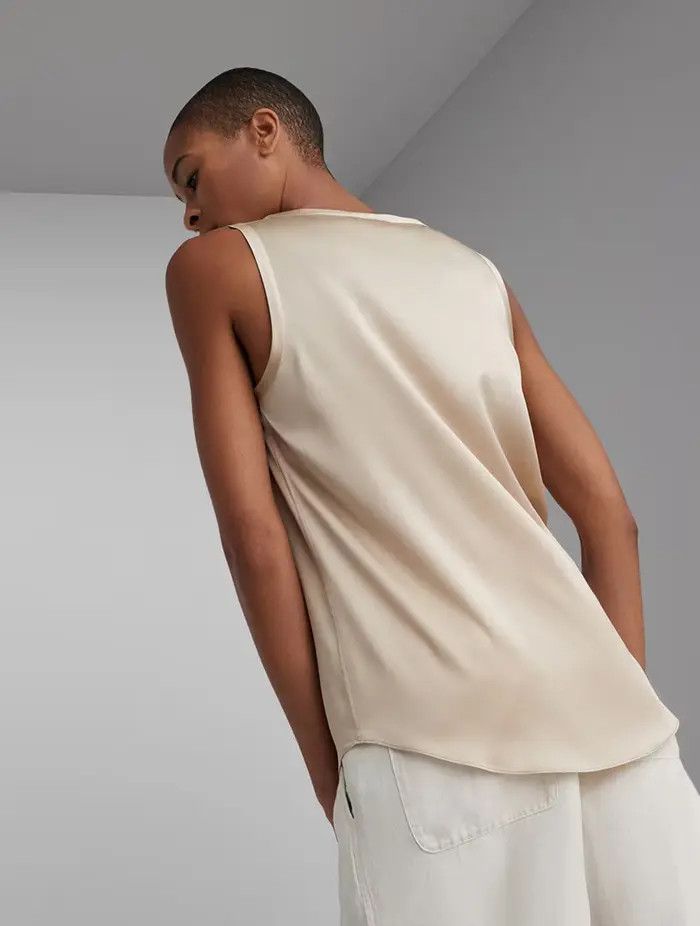 Brunello Cucinelli o1w1db10825 Blouse in Golden Size M / US 6-8 / IT 42-44 - 3 Thumbnail