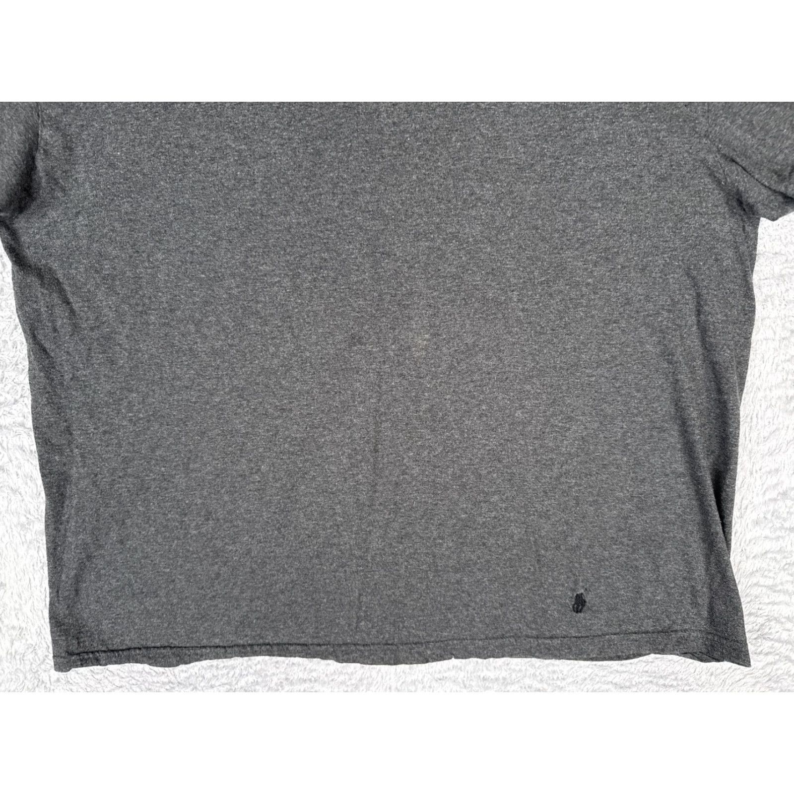 Ralph Lauren Polo Ralph Lauren Shirt Mens 2XL Gray Crew Neck Short Sleeve Cotton Jersey Embroidered Logo Classic Slim Fit Size US XXL / EU 58 / 5 - 5 Thumbnail