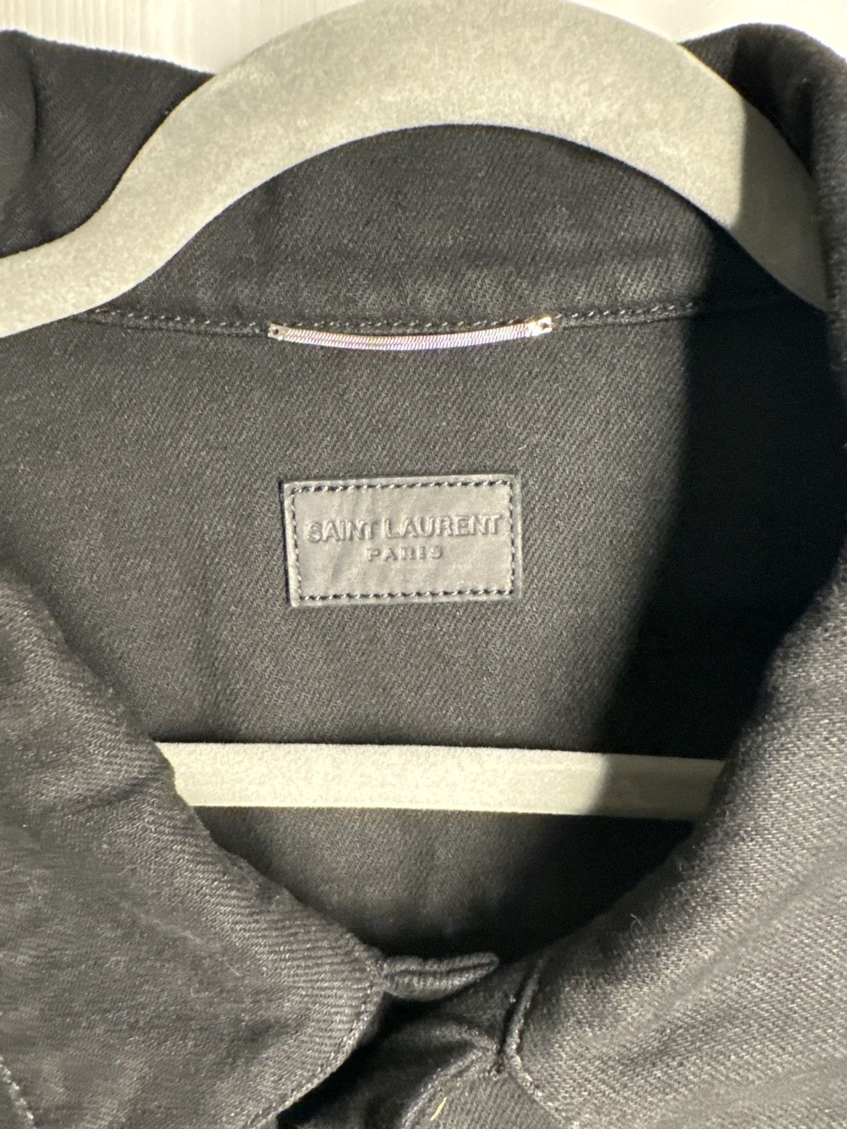 Saint Laurent Paris SAINT LAURENT EGG SHAPE DENIM JACKET BRAND NEW Size US L / EU 52-54 / 3 - 5 Thumbnail