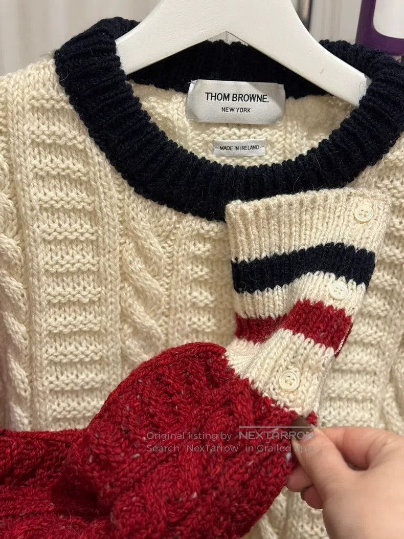 Thom Browne Thom Browne Color Block Knit Sweater Size US S / EU 44-46 / 1 - 3 Thumbnail
