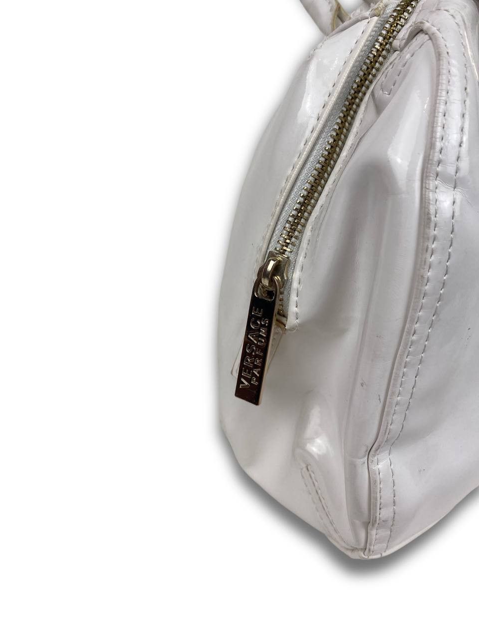 Versace Vintage VERSACE Parfums White Handle Bag M519 Size ONE SIZE - 4 Thumbnail