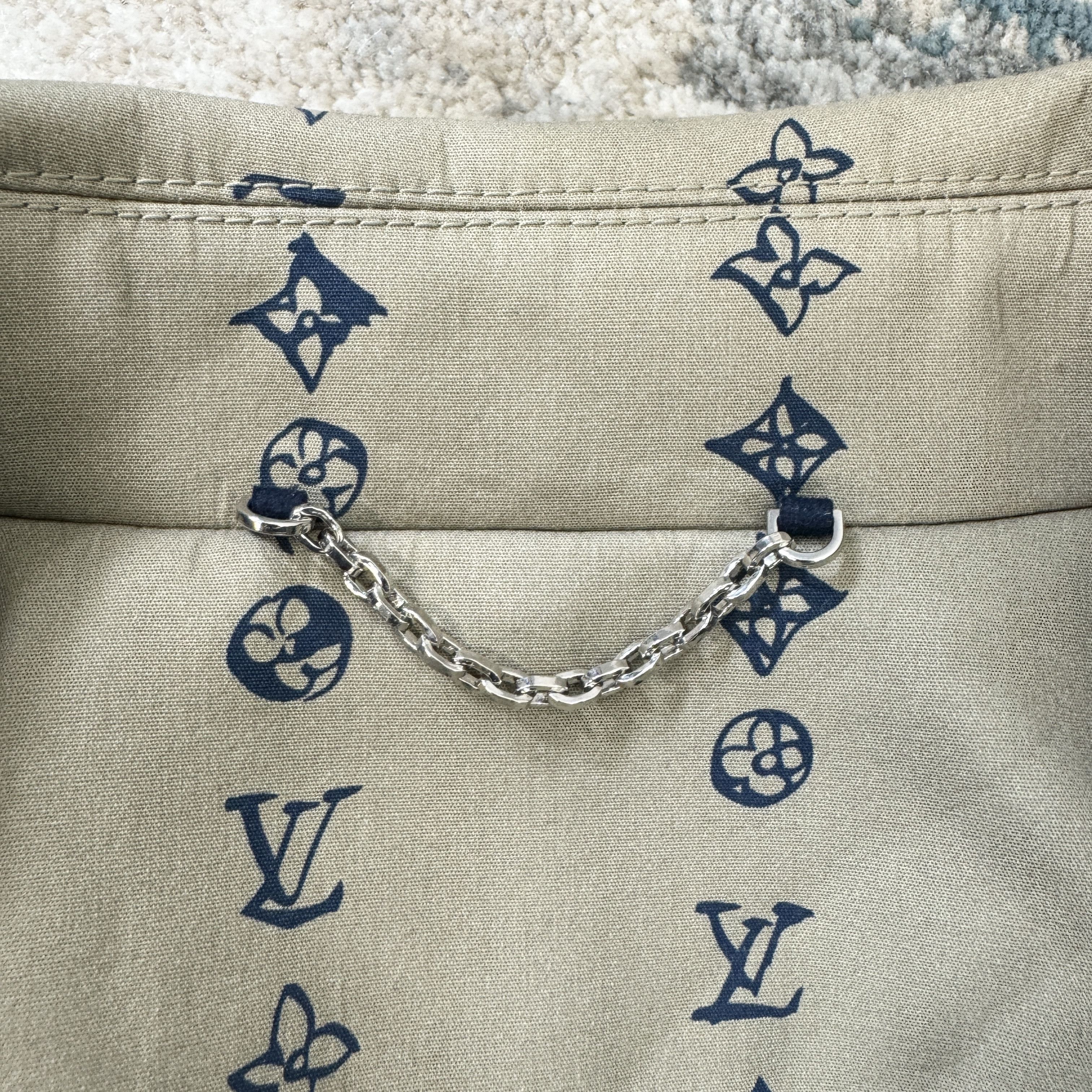Louis Vuitton Louis Vuitton x Nigo 1A9GBI Monogram Belted Jacket RRP £3100 Size US M / EU 48-50 / 2 - 11 Thumbnail