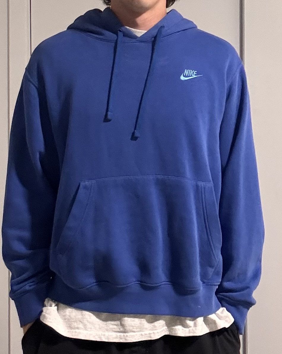 Nike Nike Blue Hoodie Size M Size US M / EU 48-50 / 2 - 1 Thumbnail