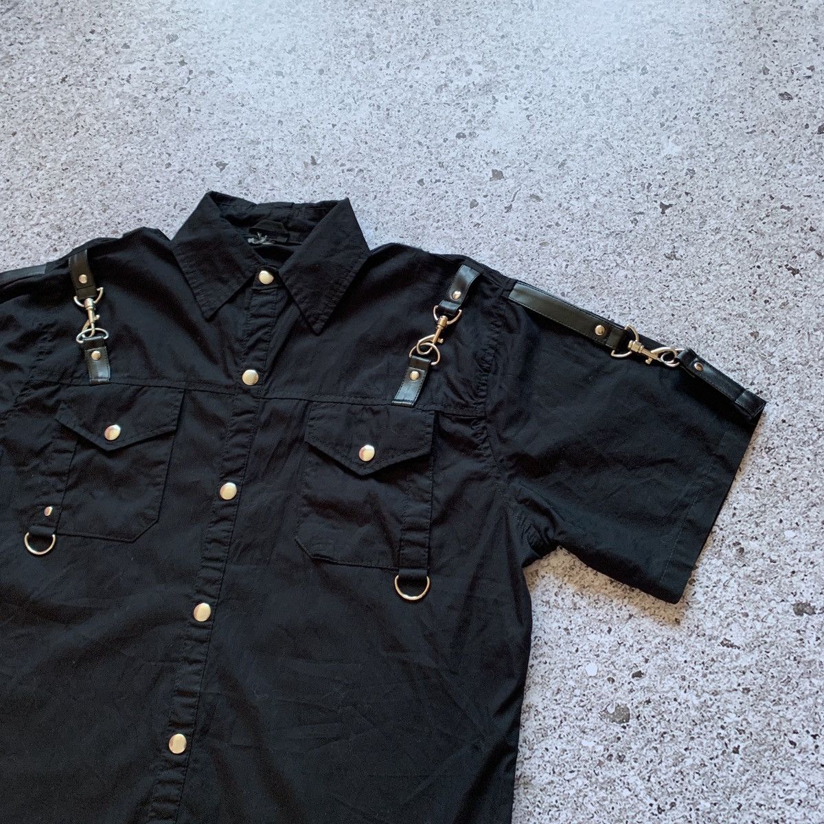 Other Bondage belted shirt gothic y2k avant-garde Japanese Size US L / EU 52-54 / 3 - 3 Thumbnail