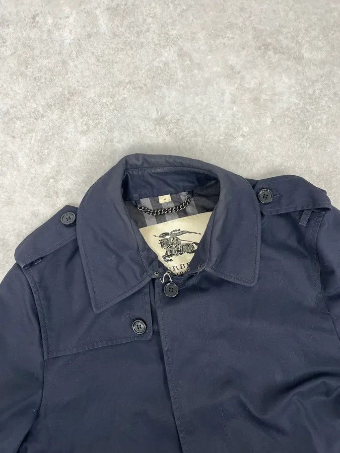Burberry Burberry Navy Classy Trench Jacket Size US S / EU 44-46 / 1 - 4 Thumbnail
