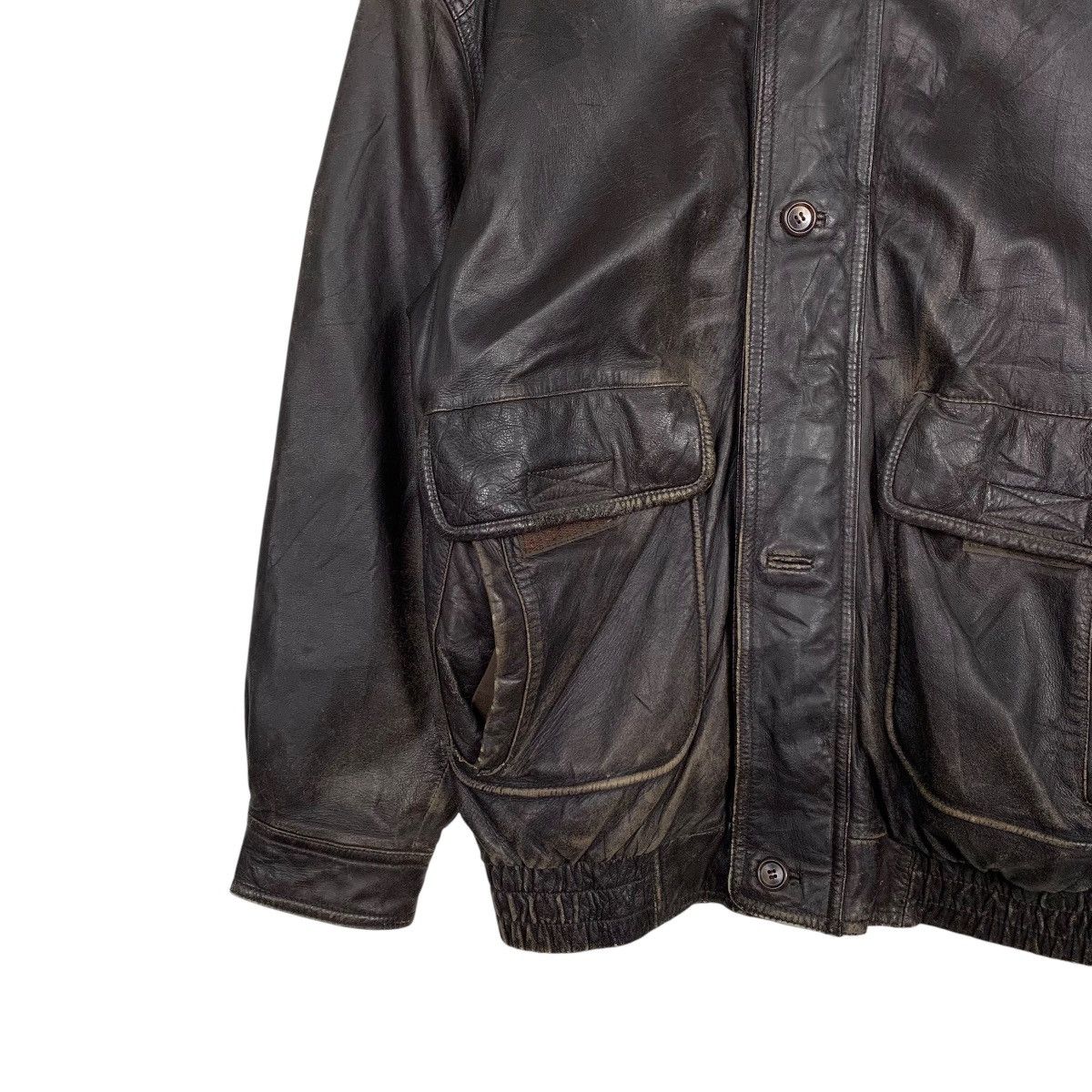 Japanese Brand Japanese Brand JMR Leather Jacket Size US L / EU 52-54 / 3 - 3 Thumbnail