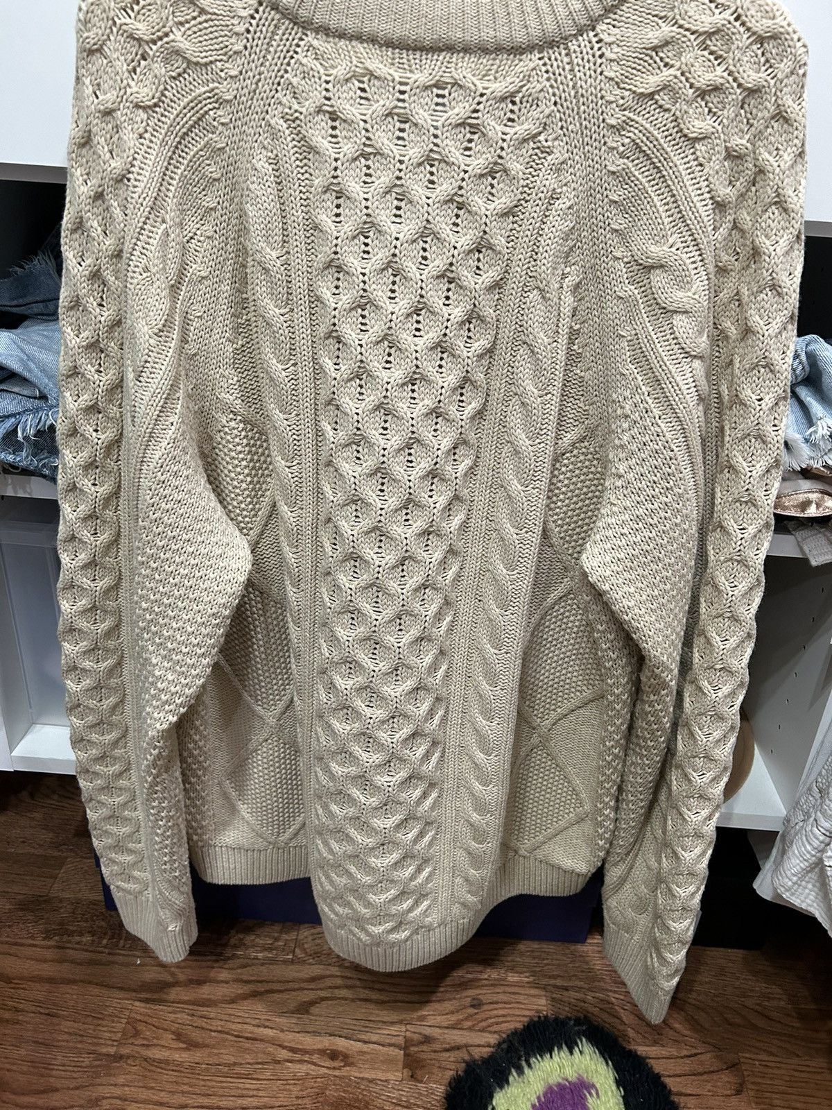 Jordan Brand × Nike Nike Cable knit Crewneck sweater🔥🔥 Size US L / EU 52-54 / 3 - 4 Thumbnail