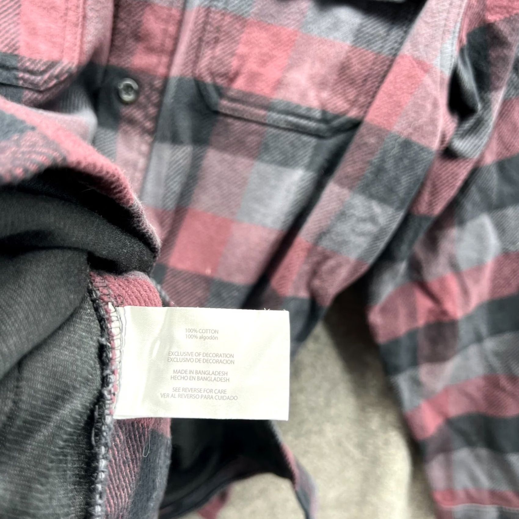 Orvis Orvis Shirt Men Medium Purple Button-Down Cotton Flannel Shacket Plaid Winter Size US M / EU 48-50 / 2 - 4 Thumbnail