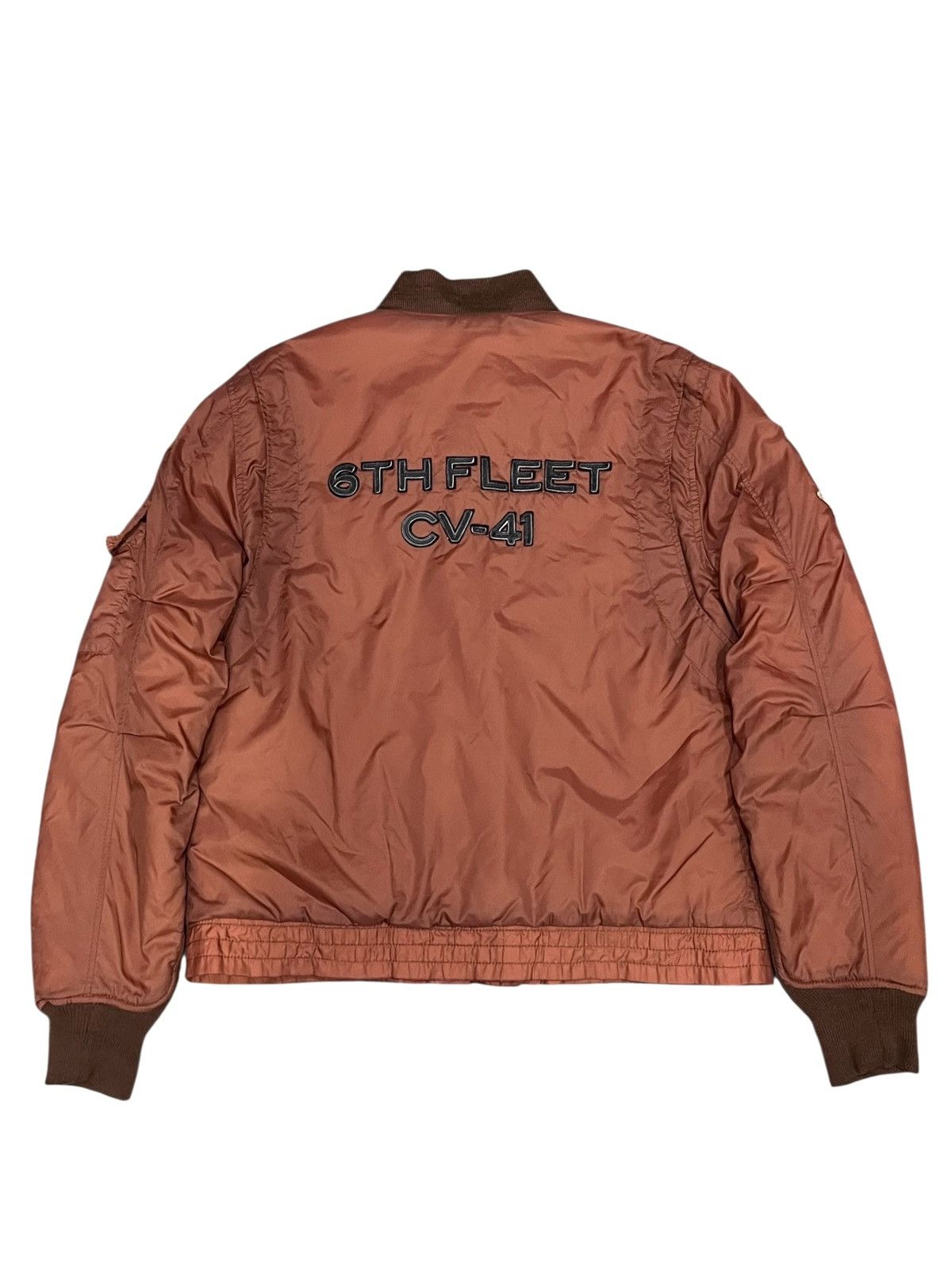 Avirex AVIREX 6th Fleet CV-41 Bomber Jacket Patches Nylon Military Size US M / EU 48-50 / 2 - 10 Thumbnail