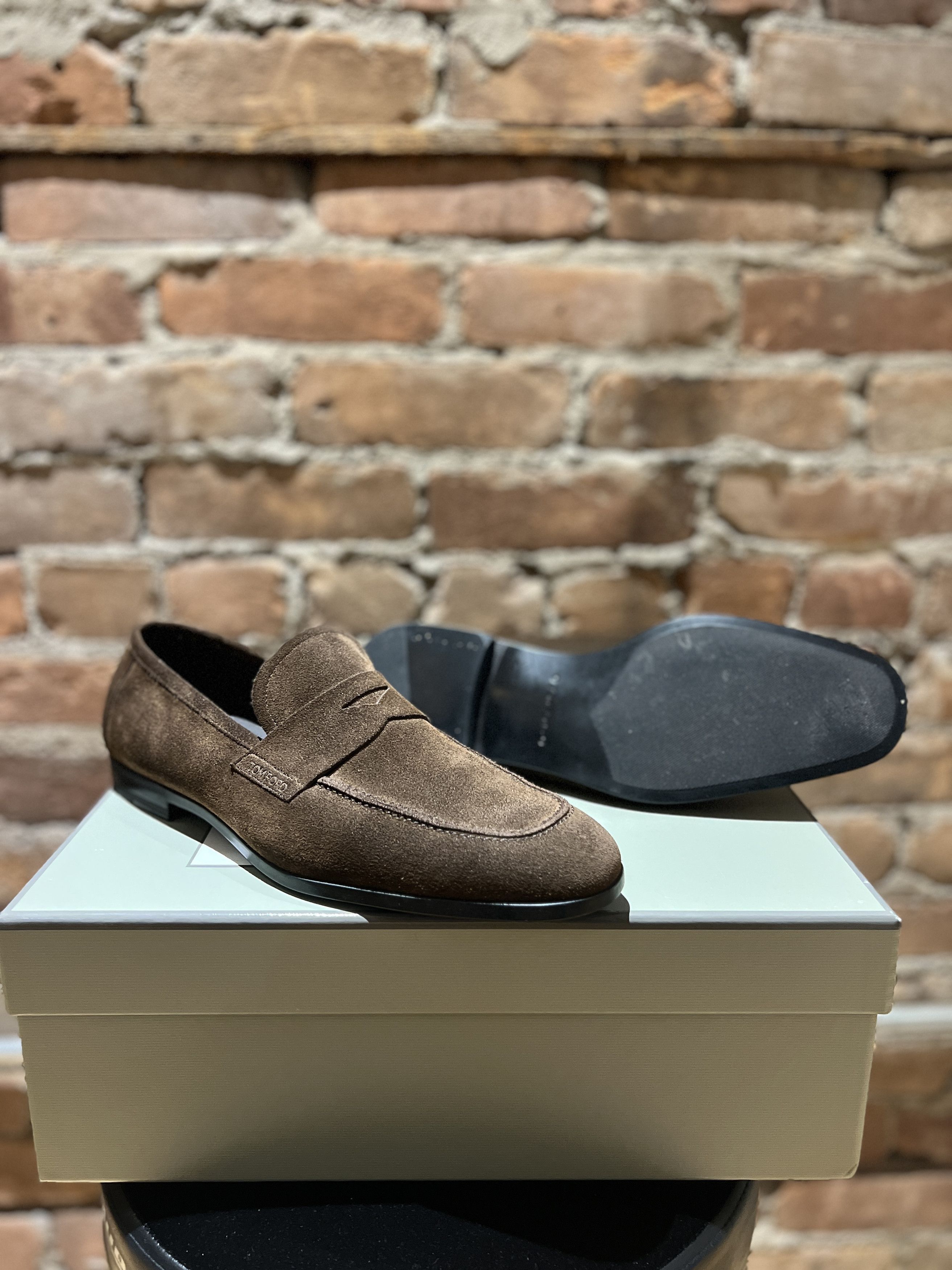 Tom Ford Tom Ford Suede Sean Twisted Band Loafer - Brown Size US 8 / EU 41 - 2 Thumbnail