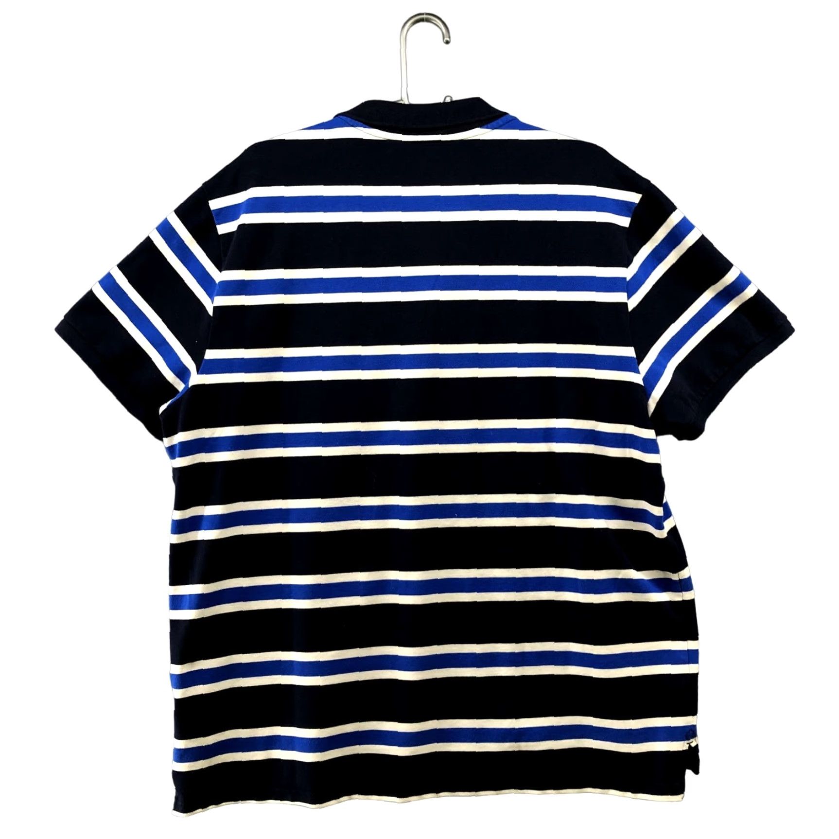 Old Navy Old Navy Polo Shirt Mens 2XL Short Sleeve Blue Striped Cotton Blend Shirt Polo Classic Preppy Casual Mens XX L Size US XXL / EU 58 / 5 - 2 Thumbnail
