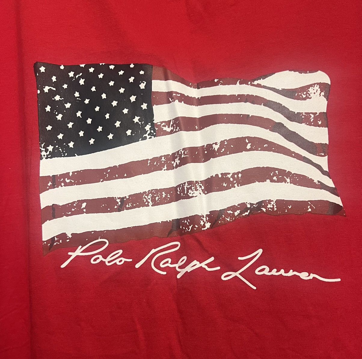 Polo Ralph Lauren Authentic Polo Ralph Lauren red tee tshirt American flag XXL Size US XXL / EU 58 / 5 - 3 Thumbnail