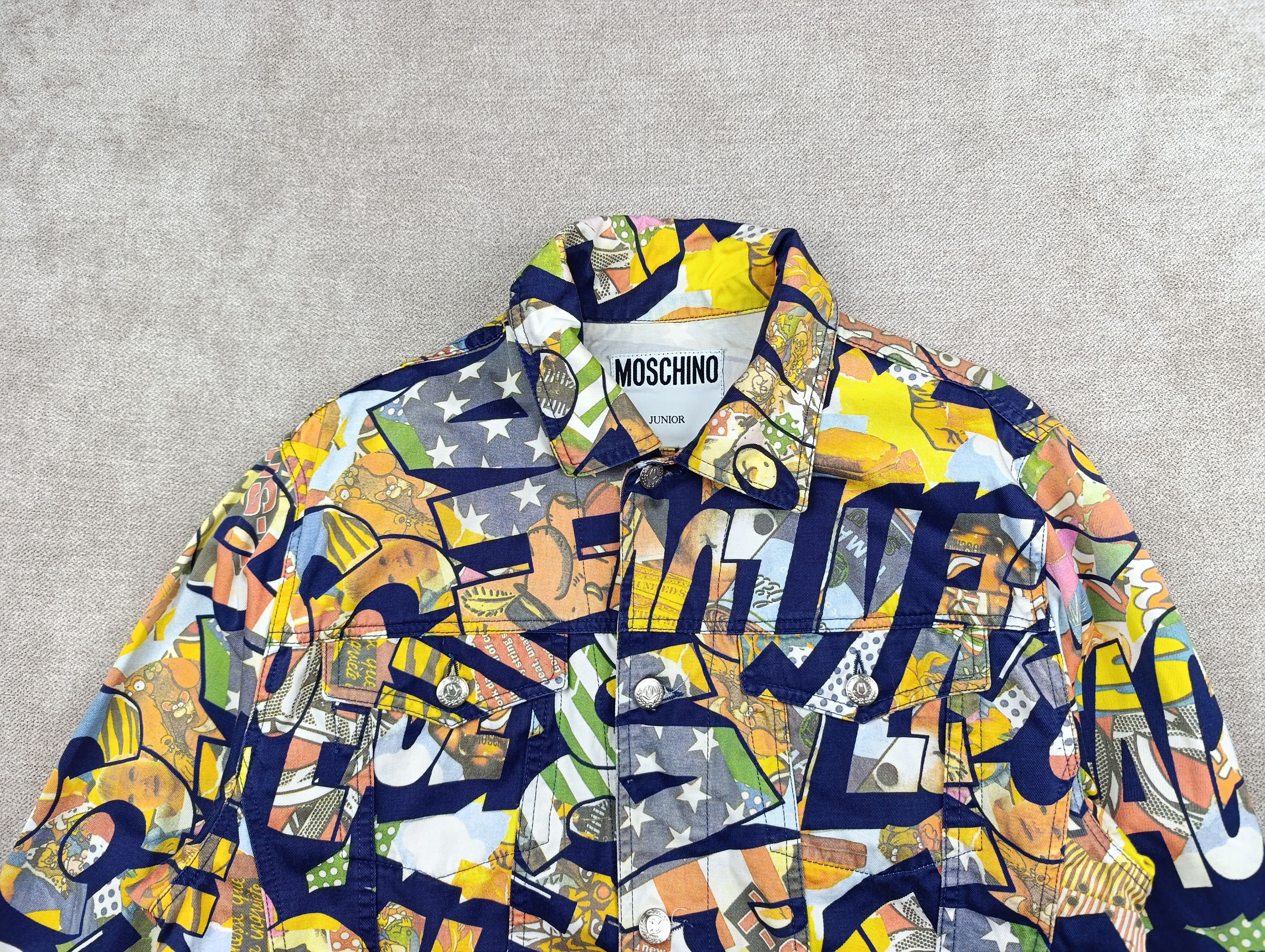 Moschino MOSCHINO JUNIOR VINTAGE RARE CARTOONS JACKET Size US XS / EU 42 / 0 - 3 Thumbnail