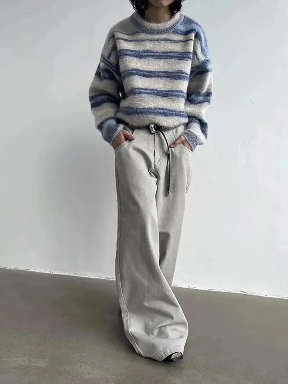 Japanese Brand Streetwear Retro Dragging Skater Baggy Jeans Unisex Size US 32 / EU 48 - 3 Thumbnail
