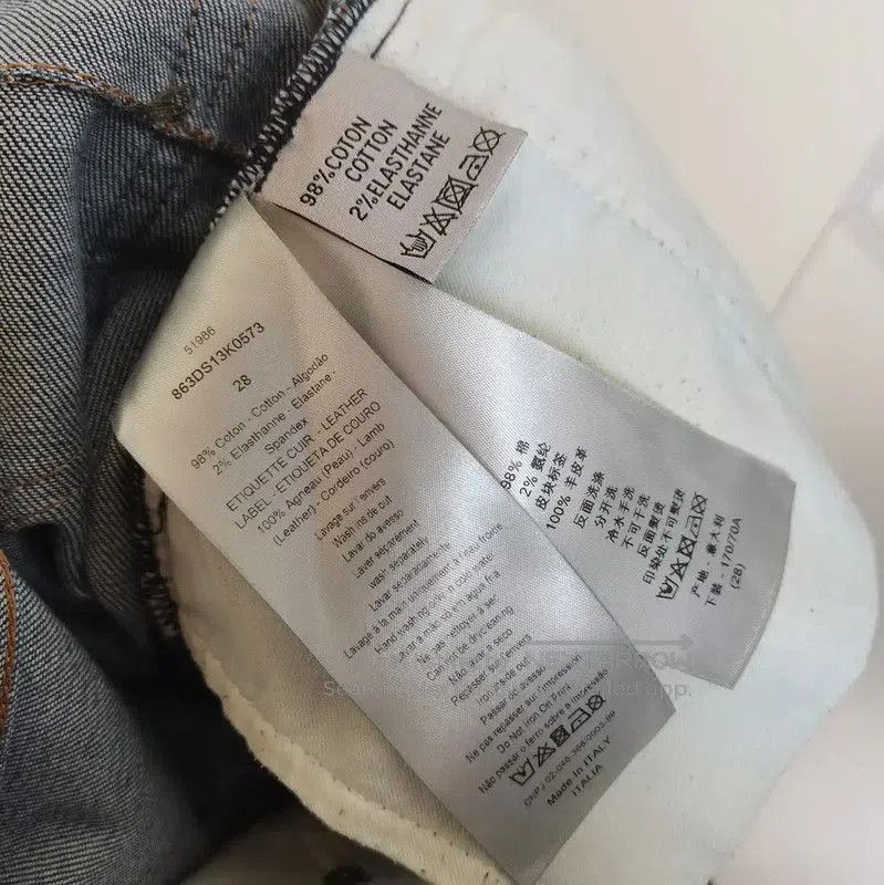 Dior Dior Blue Cotton Embroidered Jeans for Women . Size 28" / US 6 / IT 42 - 7 Thumbnail