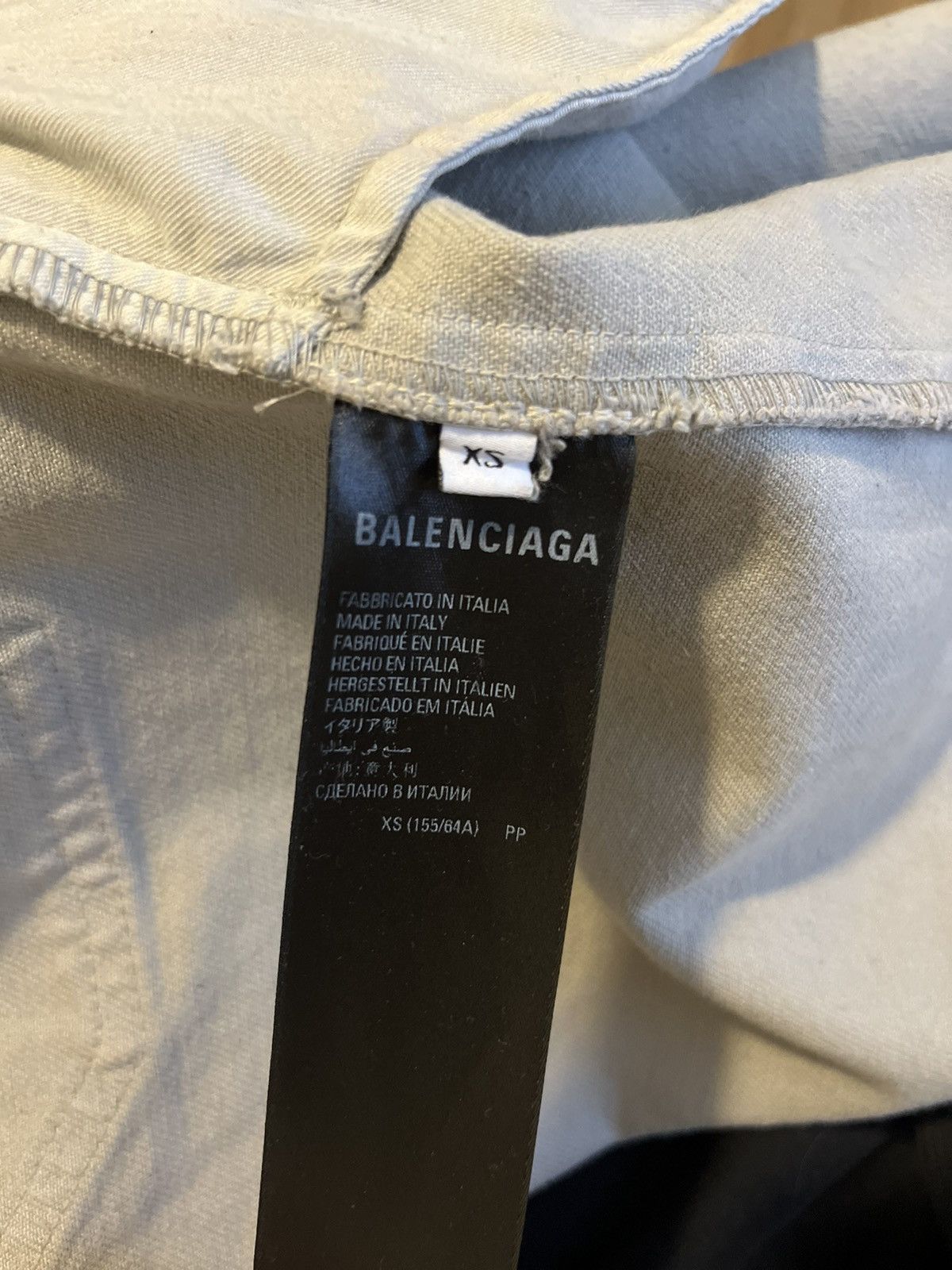 Balenciaga Balenciaga Dirty White Jeans Size US 32 / EU 48 - 6 Thumbnail