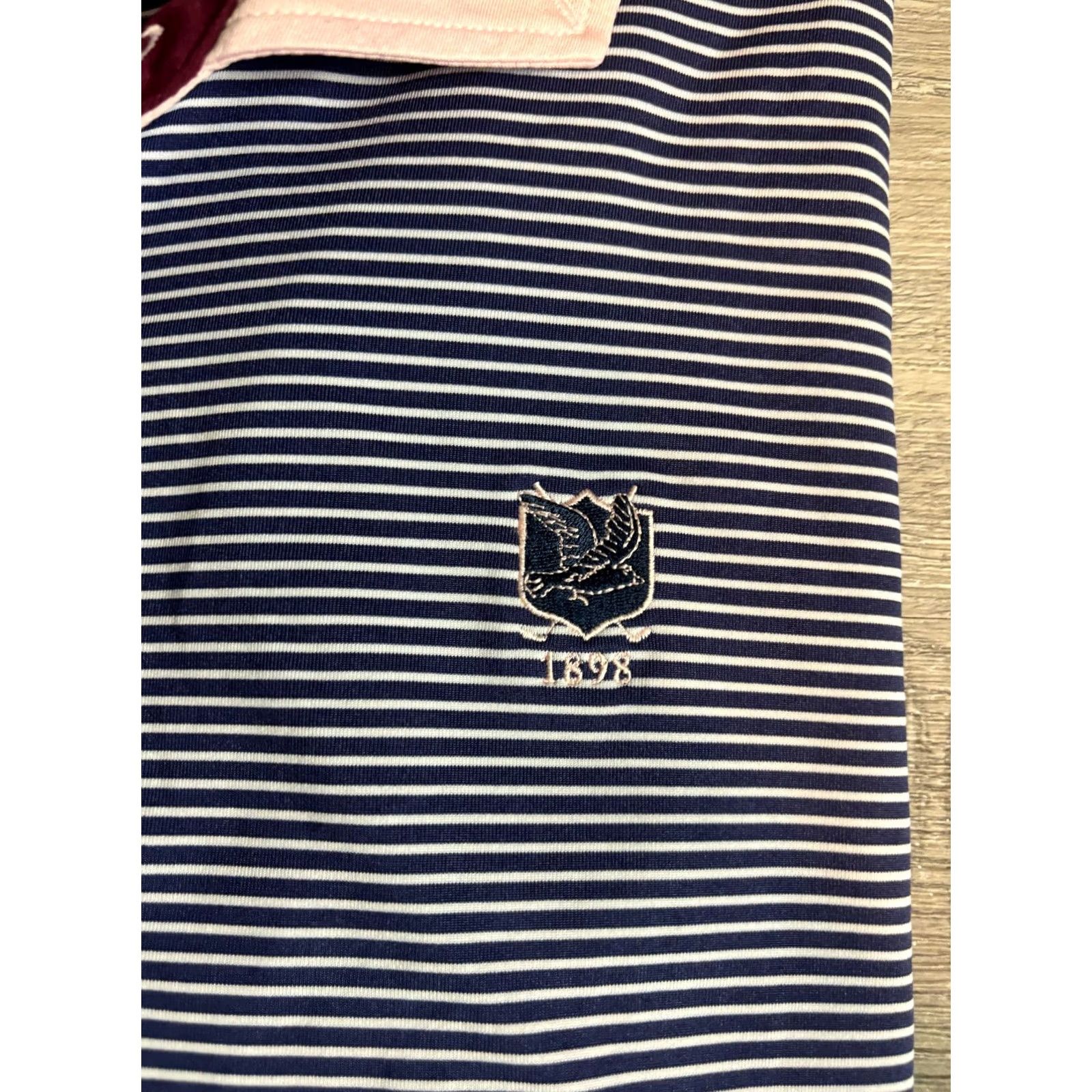Vintage Greyson Polo Shirt Mens XL Striped Golf Performance Short Sleeve Shirt Size US XL / EU 56 / 4 - 2 Thumbnail