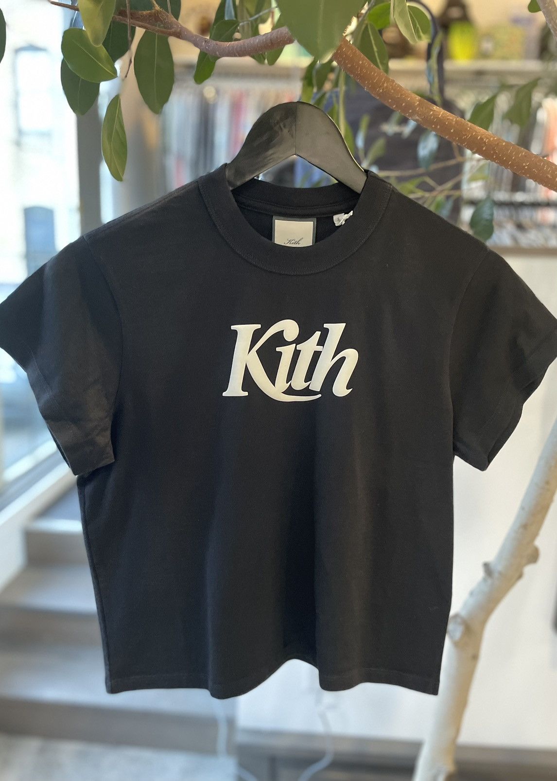 Kith Kith Women Swash Logo Mulberry Vintage Tee | Grailed
