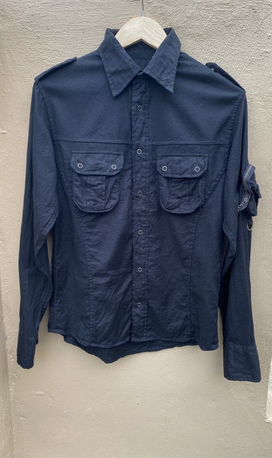 Tete Homme TETE HOMME 3D Pockets Cargo Shirts Size US S / EU 44-46 / 1 - 2 Thumbnail