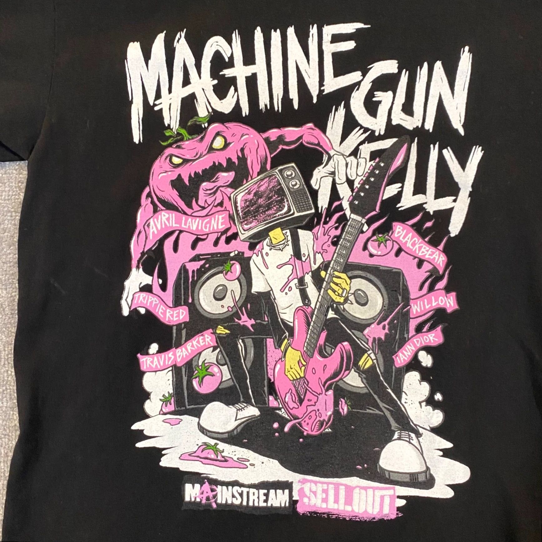 Vintage Machine Gun Kelly Shirt Mens Large Black Music Tee Authentic Size US L / EU 52-54 / 3 - 2 Thumbnail