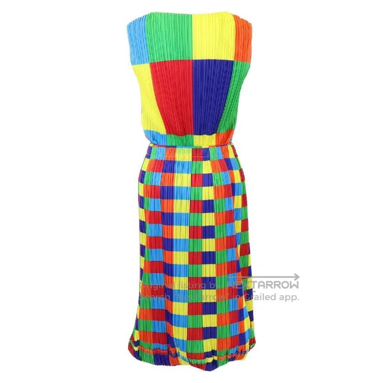 Issey Miyake Issey Miyake Color-block Dress Size M / US 6-8 / IT 42-44 - 2 Thumbnail
