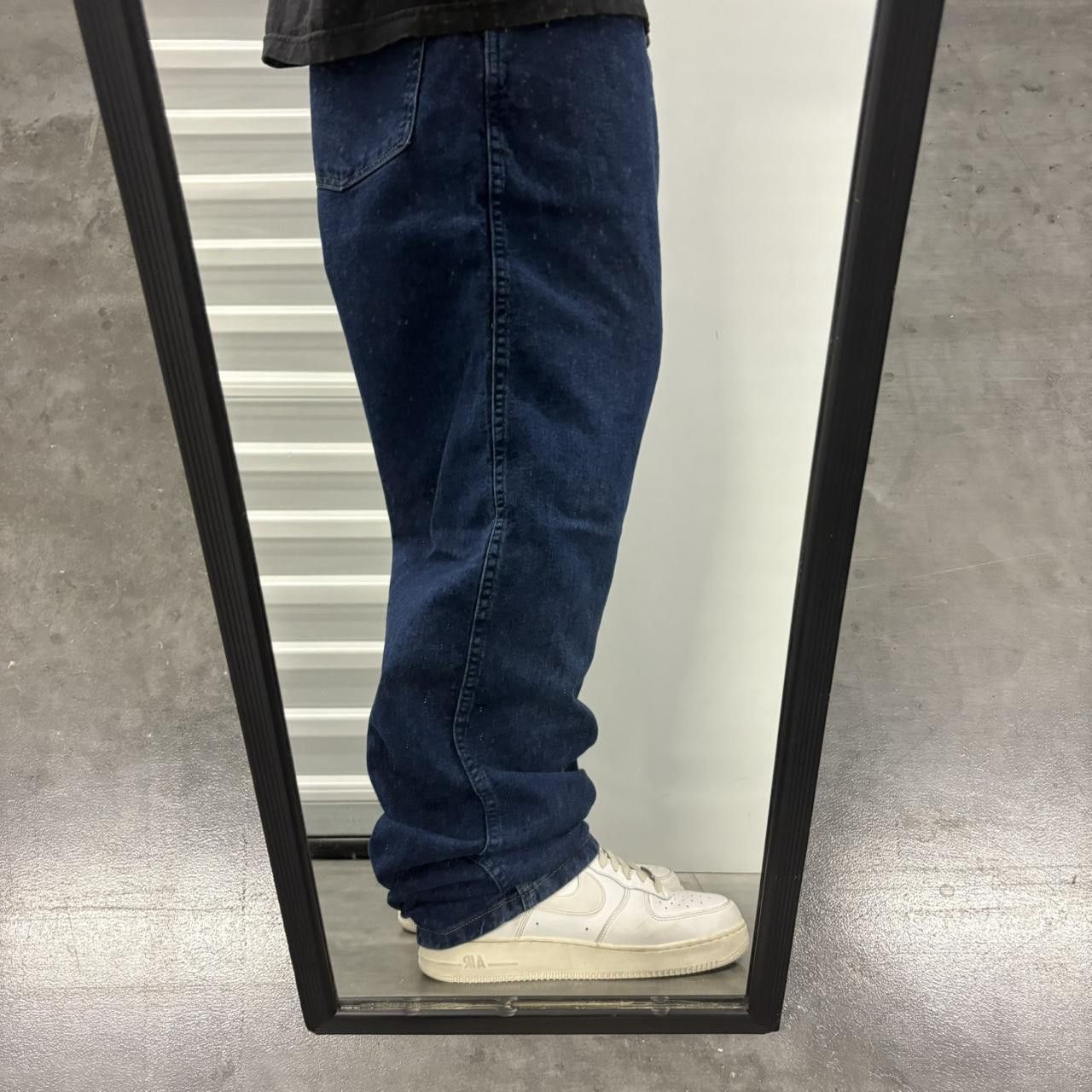 Vintage Crazy Vintage Y2K/2000s Baggy Workwear Style Dark Wash Denim Jeans! Size US 40 / EU 56 - 2 Thumbnail