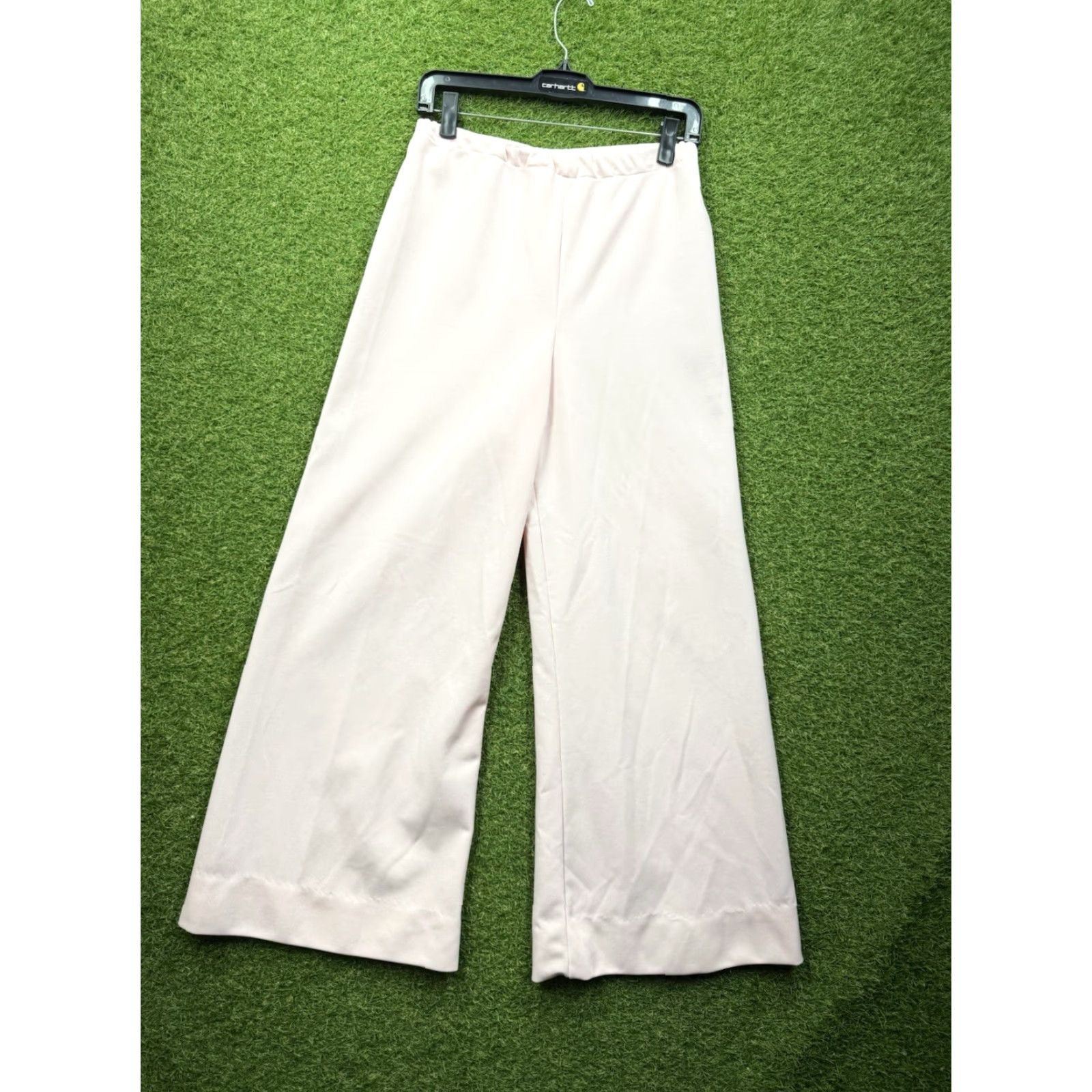 Levi's VINTAGE Levi's Bell Bottom Pants Womens 4 Wide Leg High Rise Pink 1970s Inseam 28 USA Made Womens Size 27" / US 4 / IT 40 - 3 Thumbnail