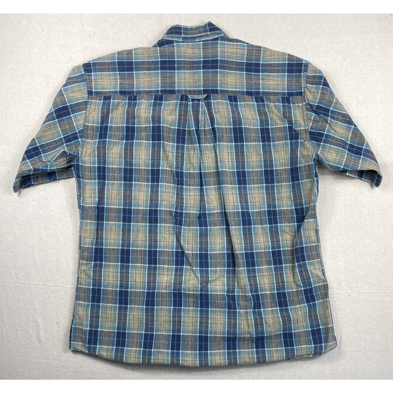 Vintage VINTAGE Woolrich Mens Shirt Plaid Button Down Short Sleeve Sz L Casual Fishing Hiking Size US L / EU 52-54 / 3 - 2 Thumbnail