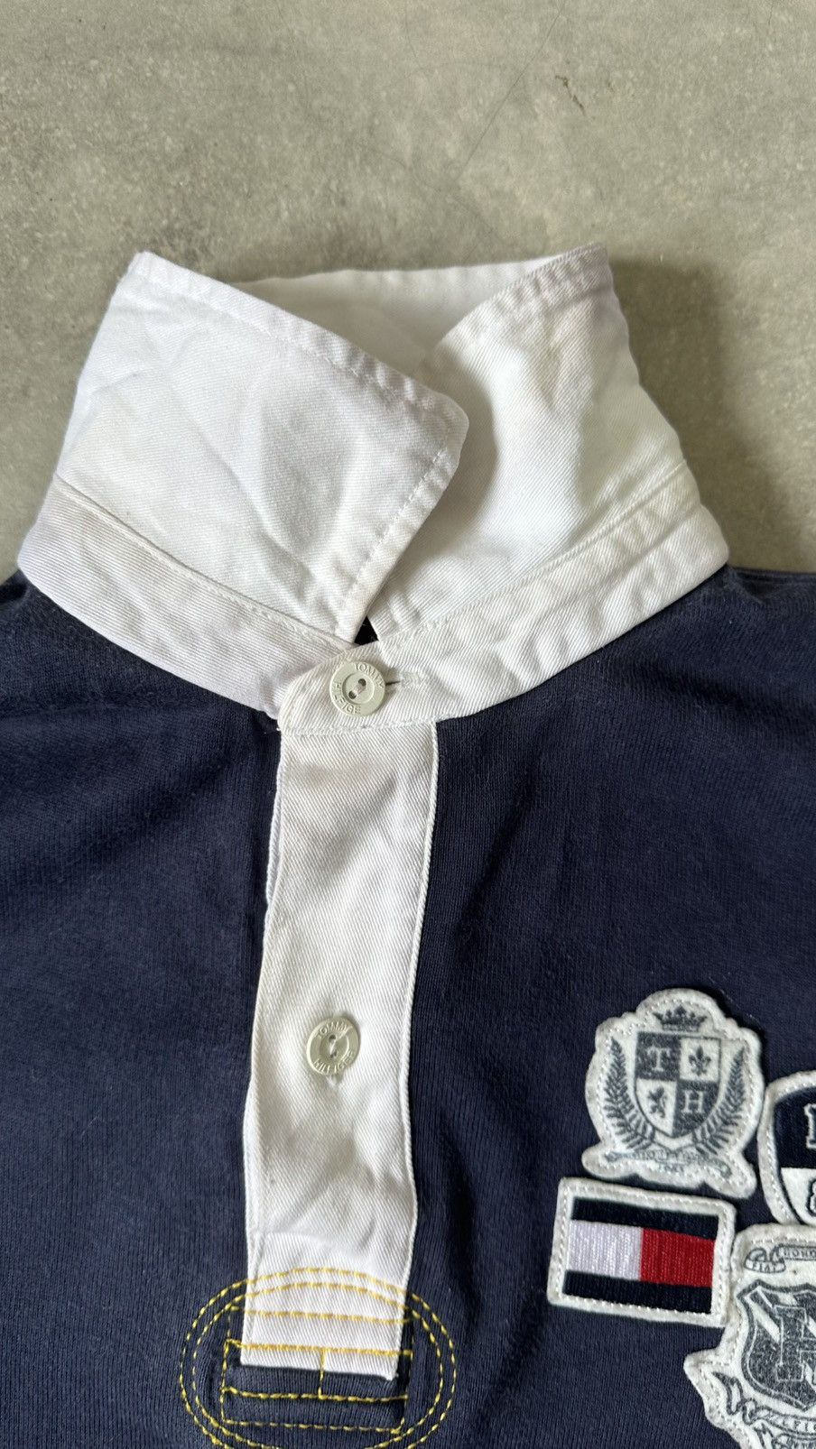 Tommy Hilfiger TOMMY HILFIGER DOUBLE LAYER RUGBY POLO TEE Size US M / EU 48-50 / 2 - 6 Thumbnail