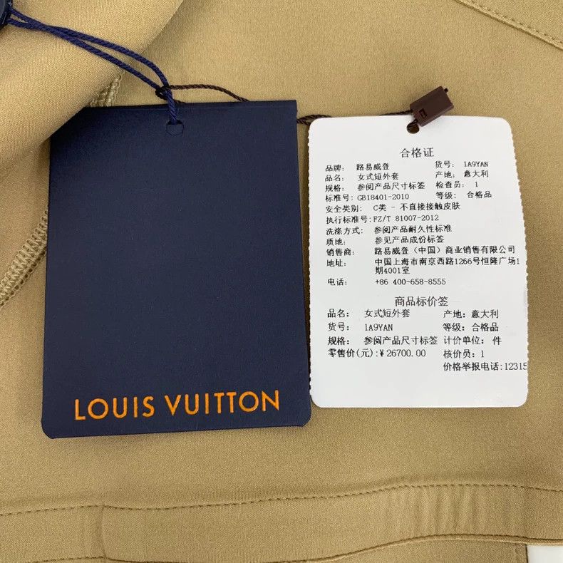 Louis Vuitton Louis Vuitton 22 Brown Single Breasted Hooded Drawstring C Size XS / US 0-2 / IT 36-38 - 6 Thumbnail