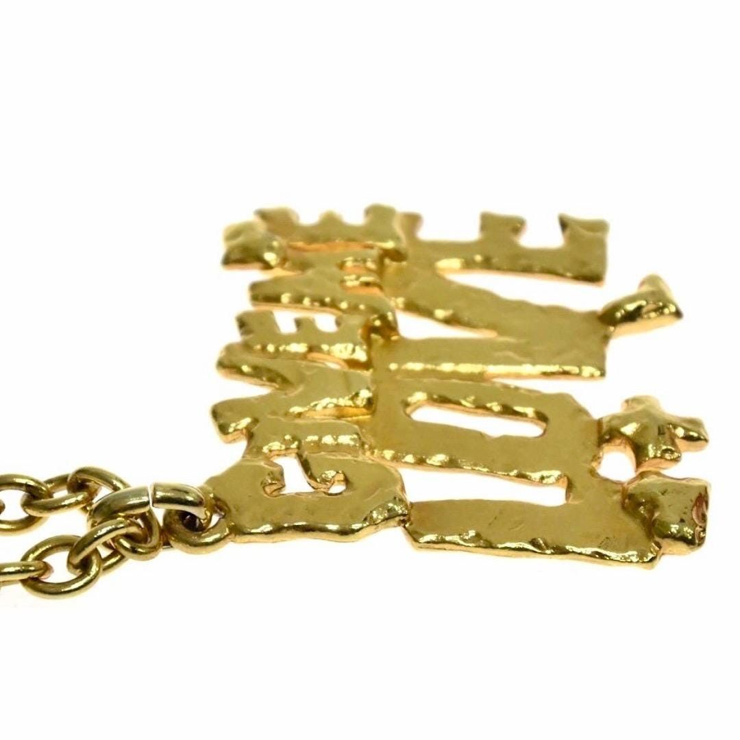 Moschino Vintage Moschino golden chain necklace with Give Me Love top Size ONE SIZE - 5 Thumbnail