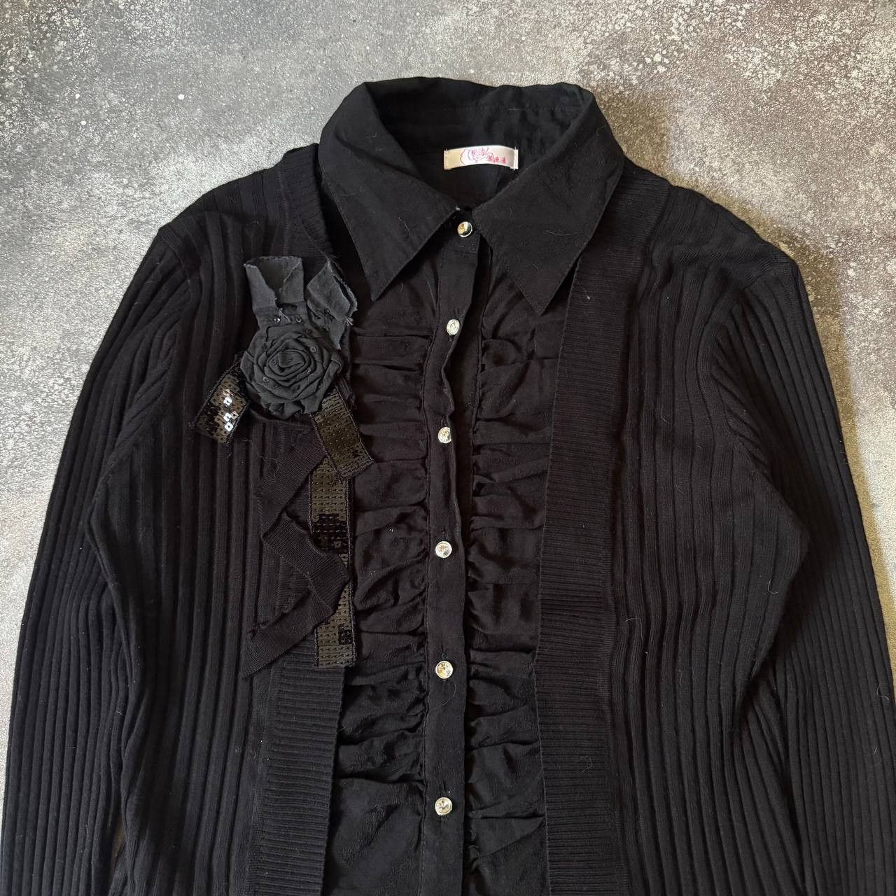 20471120 Amazing Vintage Gothic Long Sleeve Size M / US 6-8 / IT 42-44 - 3 Thumbnail