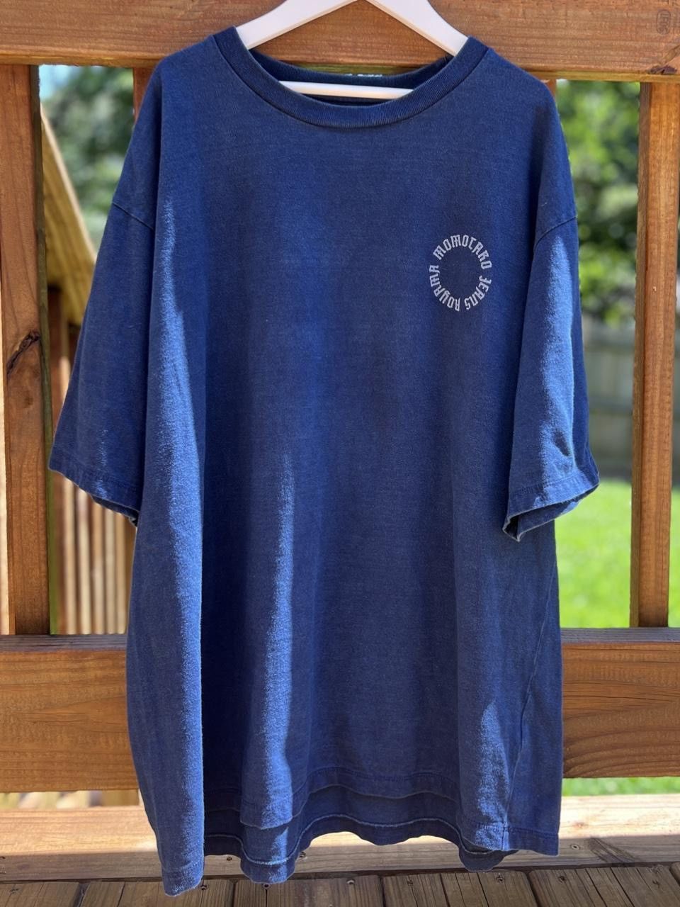 Momotaro Jeans Momotaro Jeans Japanese Selvedge Denim Brand Tee Size US XL / EU 56 / 4 - 2 Thumbnail