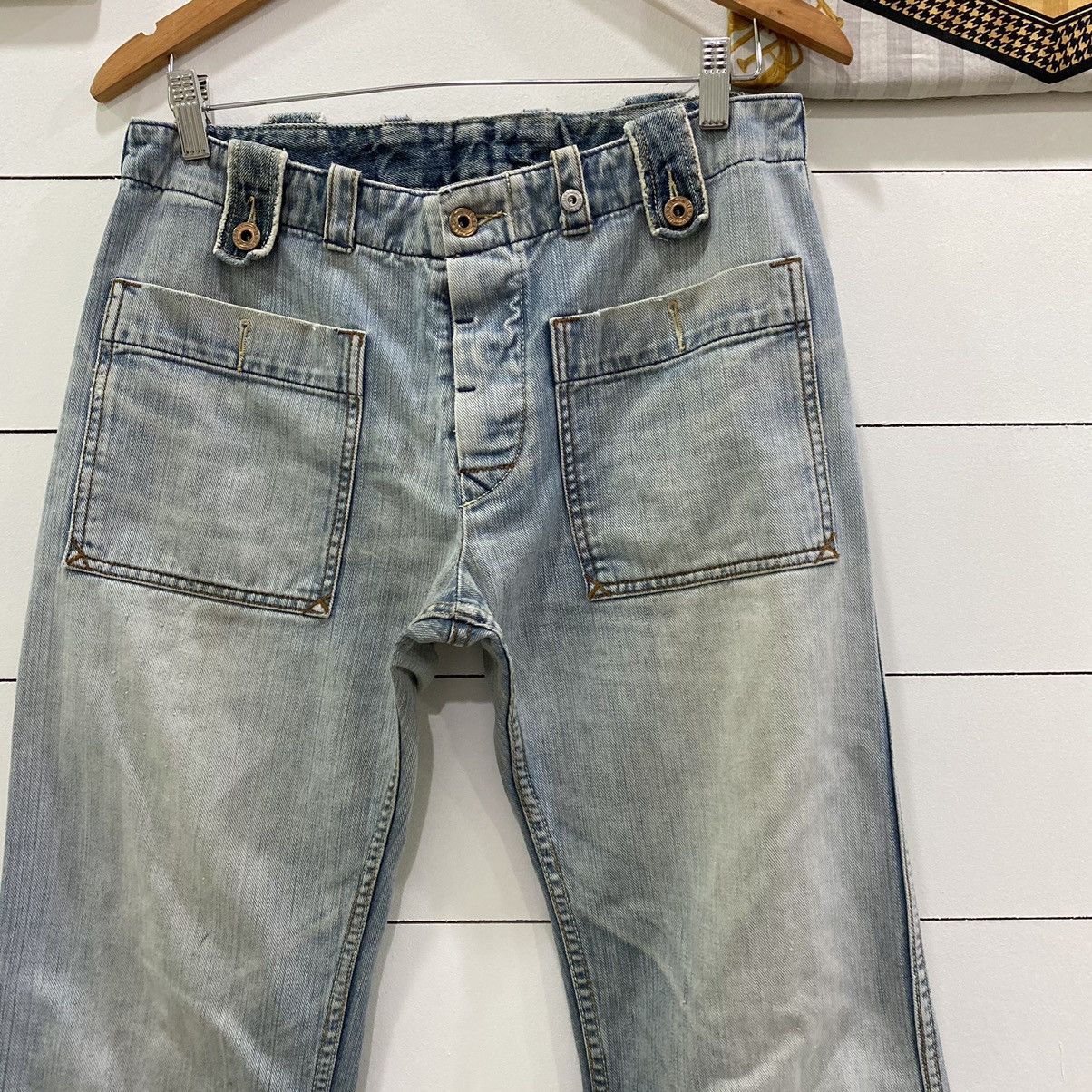 Diesel × If Six Was Nine × Le Grande Bleu (L.G.B.) Diesel Multipocket Bush Denim Jeans Size US 31 - 3 Thumbnail