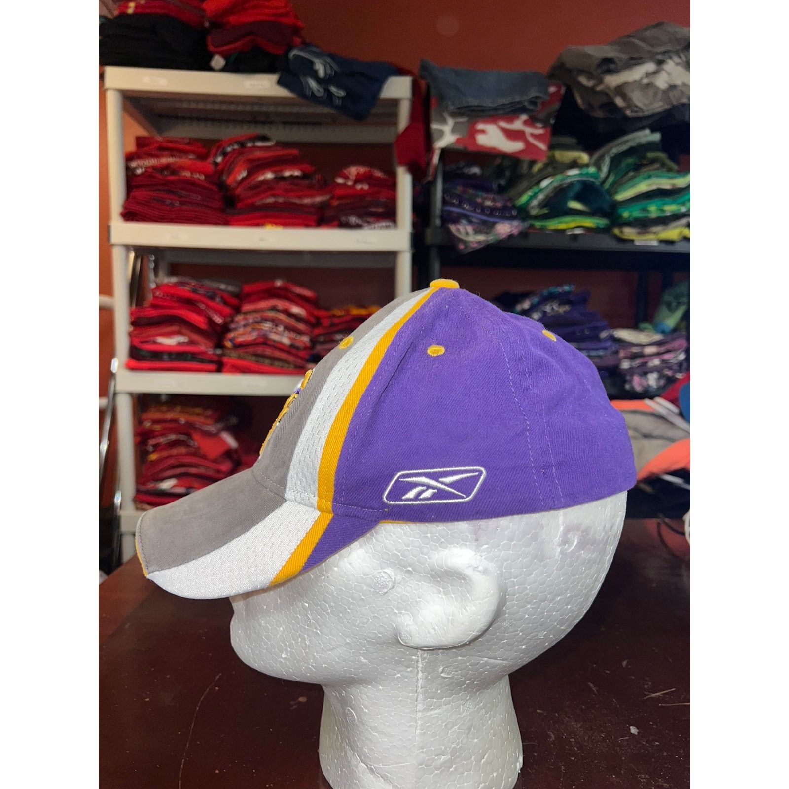 Reebok Vintage Minnesota Vikings Hat Reebok Purple NFL Football Size ONE SIZE - 3 Thumbnail