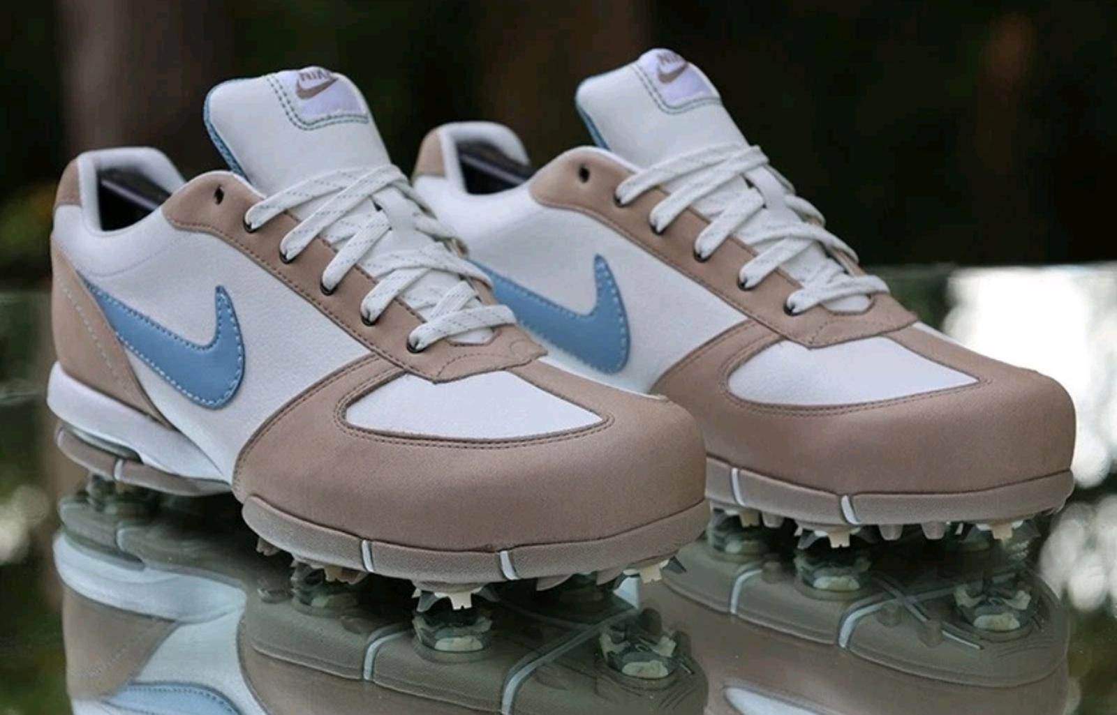 Other Nike Air SP-5 III Golf Shoes Women’s Size 6.5 White Tan Blue Size US 6.5 / IT 36.5 - 1 Thumbnail