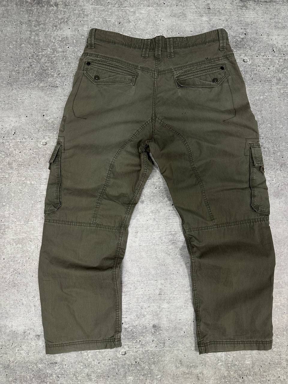 Japanese Brand × Vintage Vintage Japanese Cargo Gray Baggy Pants Size US 36 / EU 52 - 11 Thumbnail