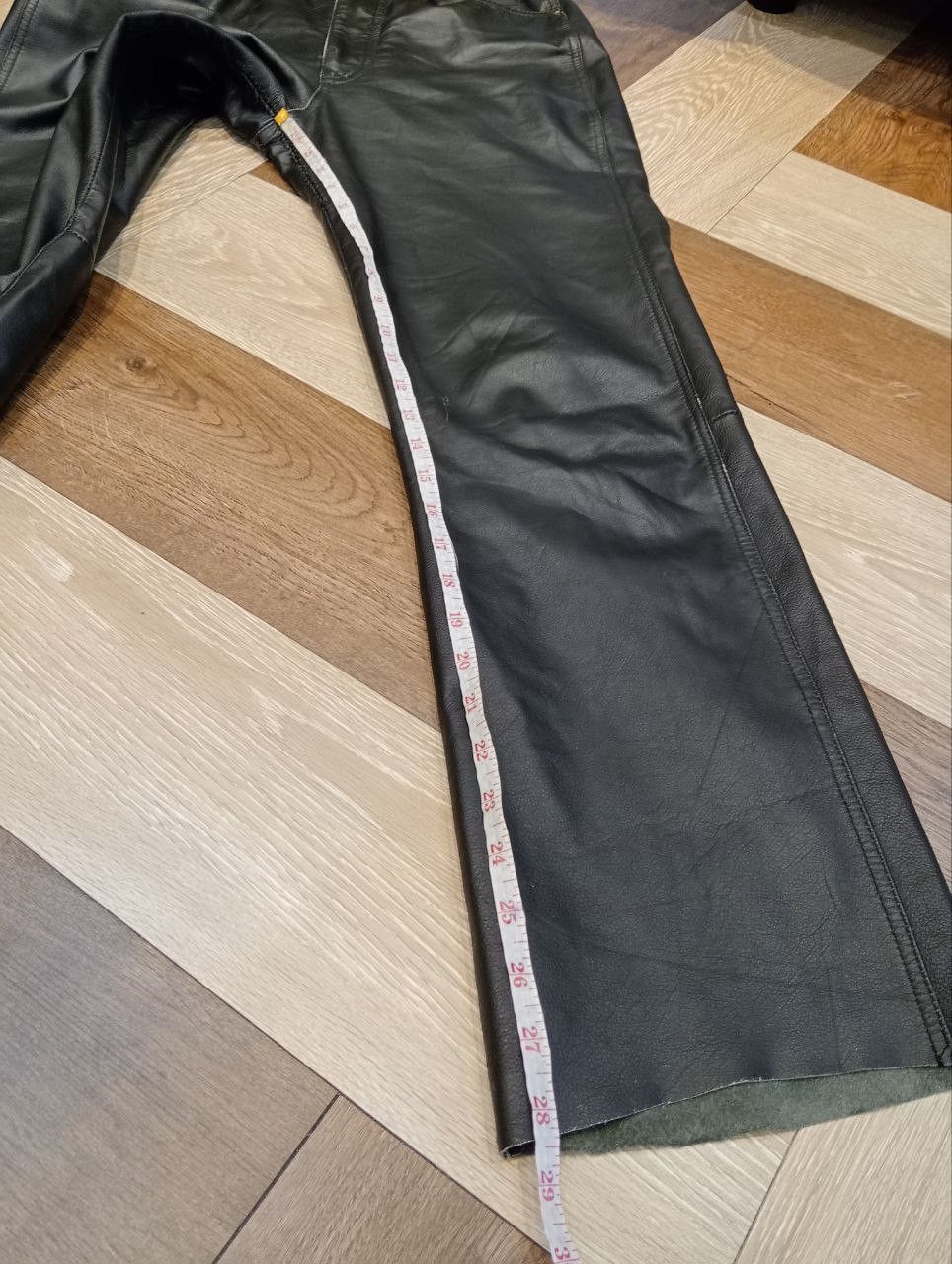 Leather JAPANESE BLACK LEATHER PANTS Size US 29 - 18 Thumbnail