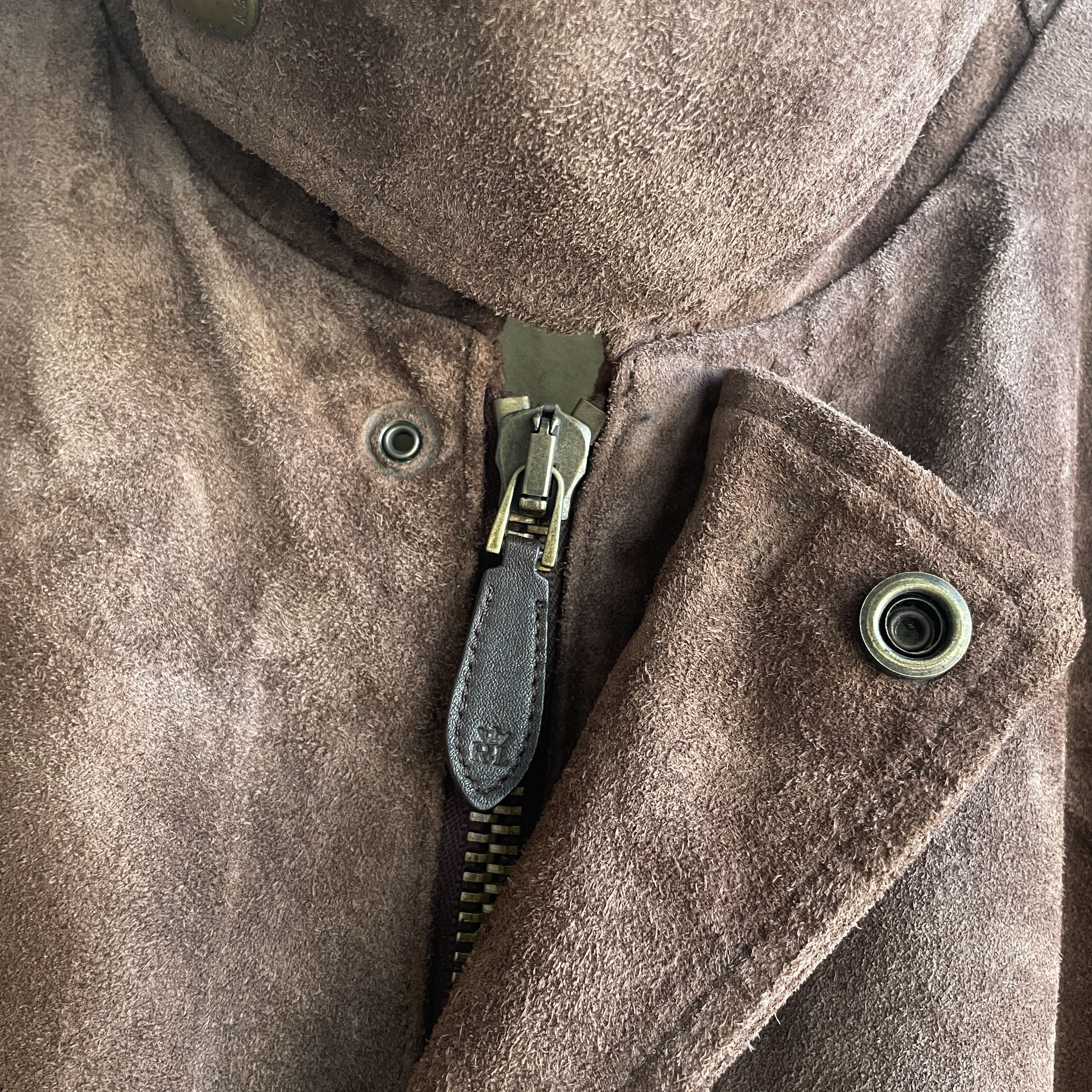 Polo Ralph Lauren Polo Ralph Lauren Calf Suede Brown Tobacco Barn Coat Size L Size US L / EU 52-54 / 3 - 20 Thumbnail