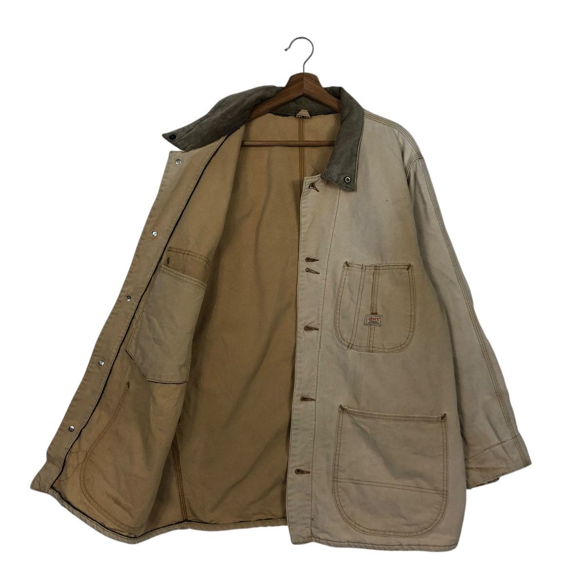 Levi's 🔥VINTAGE CHORE JACKET LEVI’S WORKERS SAN FRANCISCO DETROIT Size US M / EU 48-50 / 2 - 13 Thumbnail