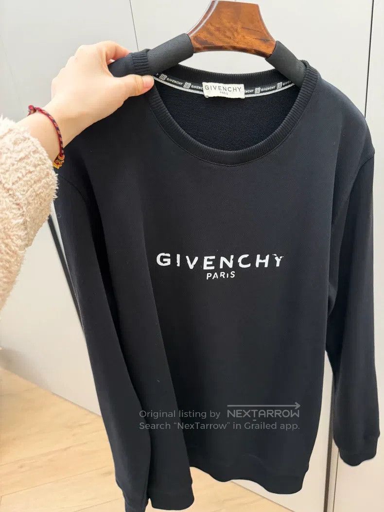 Givenchy Givenchy Letter logo pattern print long-sleeve hooded swea Size US S / EU 44-46 / 1 - 1 Thumbnail