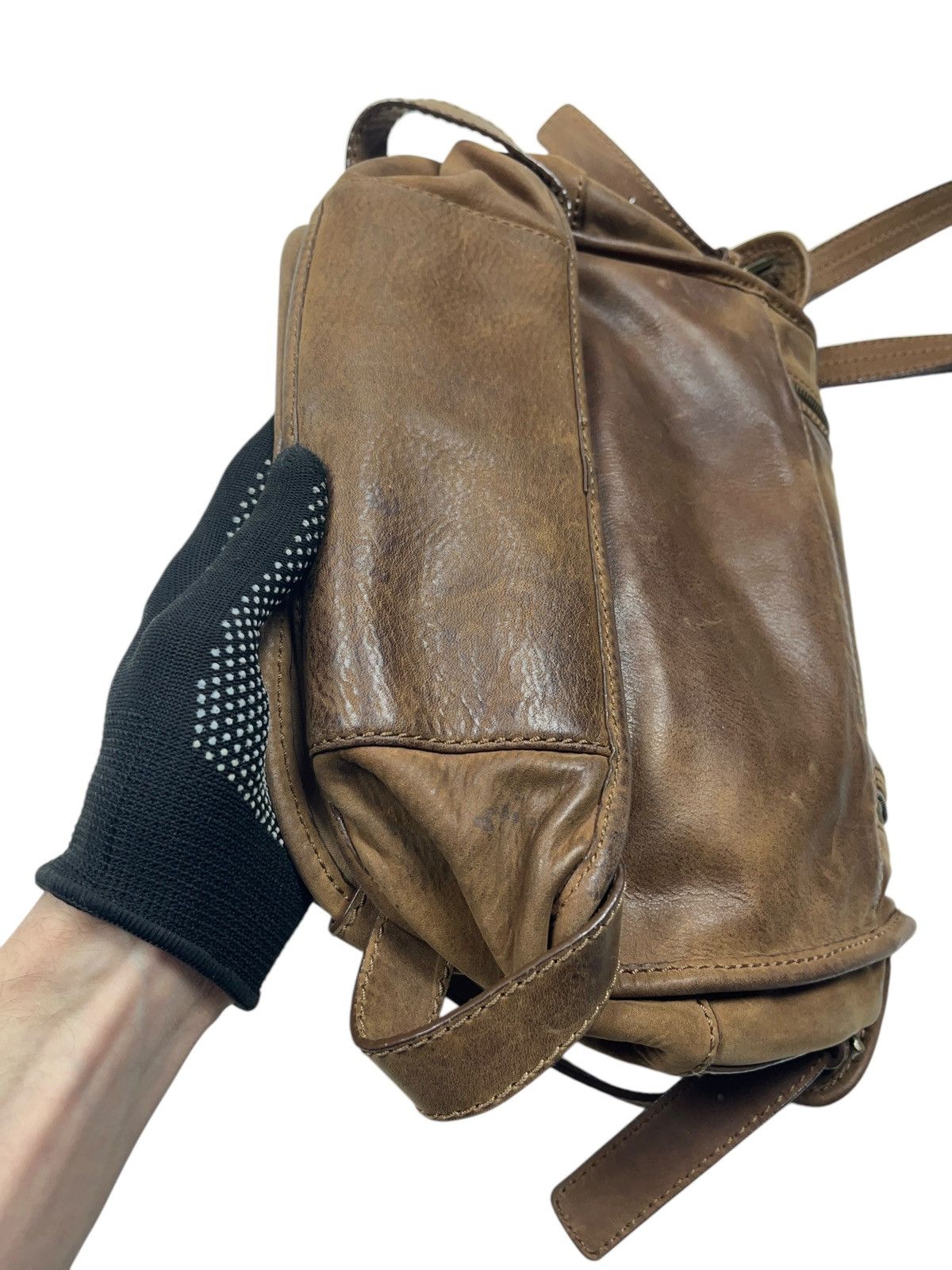 Ecco × Leather × Vintage Vintage Ecco Leather Messenger Bag Size ONE SIZE - 10 Thumbnail