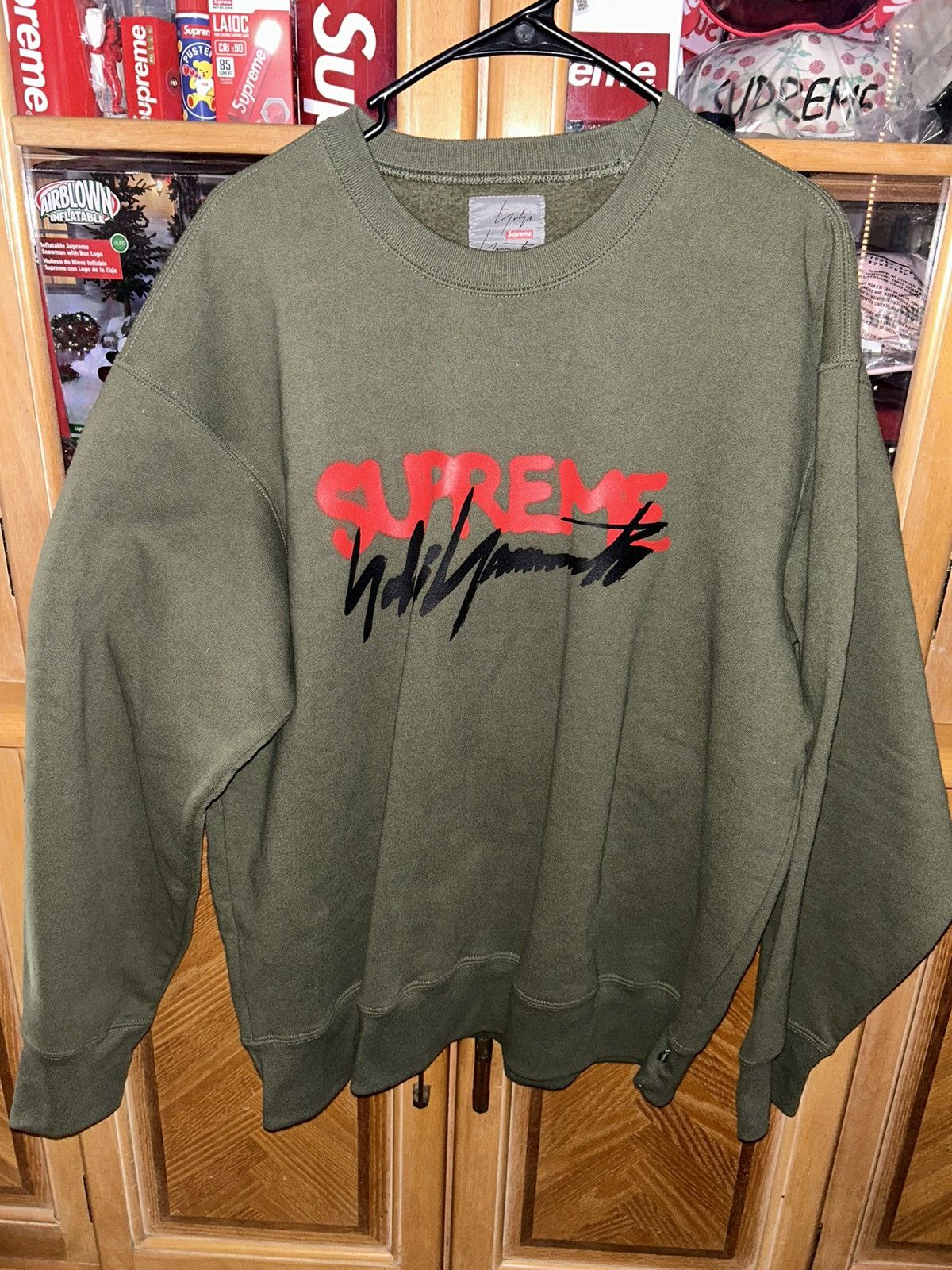 M Supreme Yohji Yamamoto Crewneck olive | annepediatra.com.br