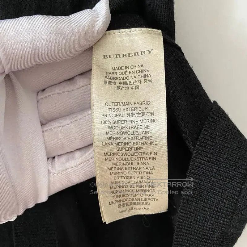 Burberry Burberry Black Wool Long Sleeve Cardigan for Women. Size S / US 4 / IT 40 - 8 Thumbnail