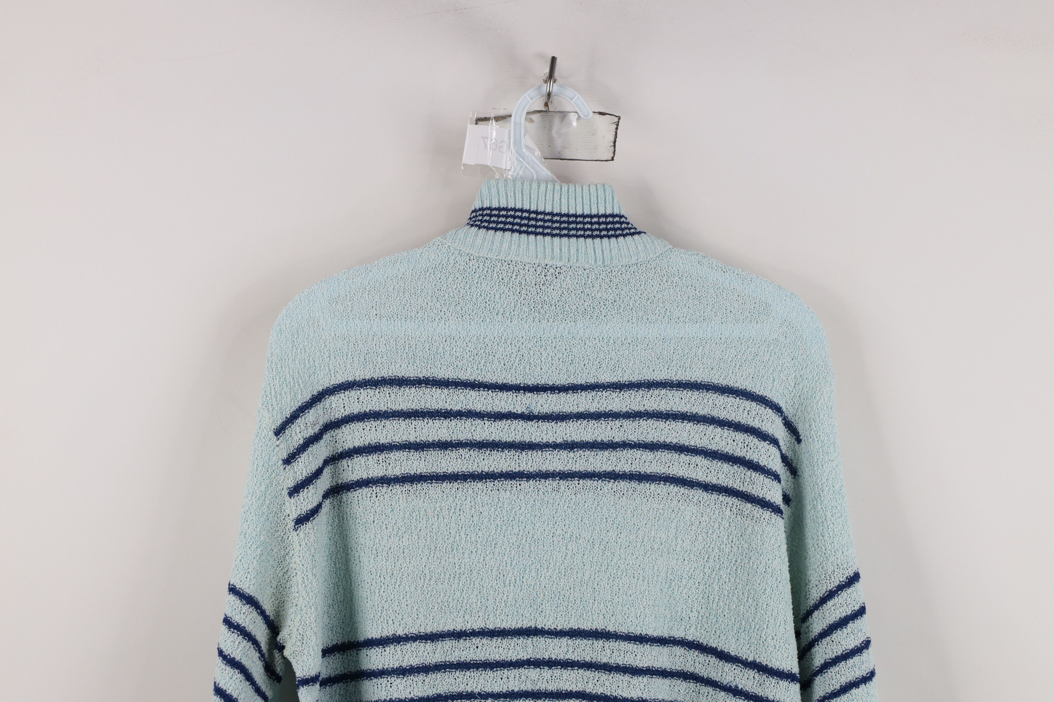 Vintage Vintage 50s 60s Penneys Short Sleeve Mock Neck Sweater Size L / US 10 / IT 46 - 13 Thumbnail