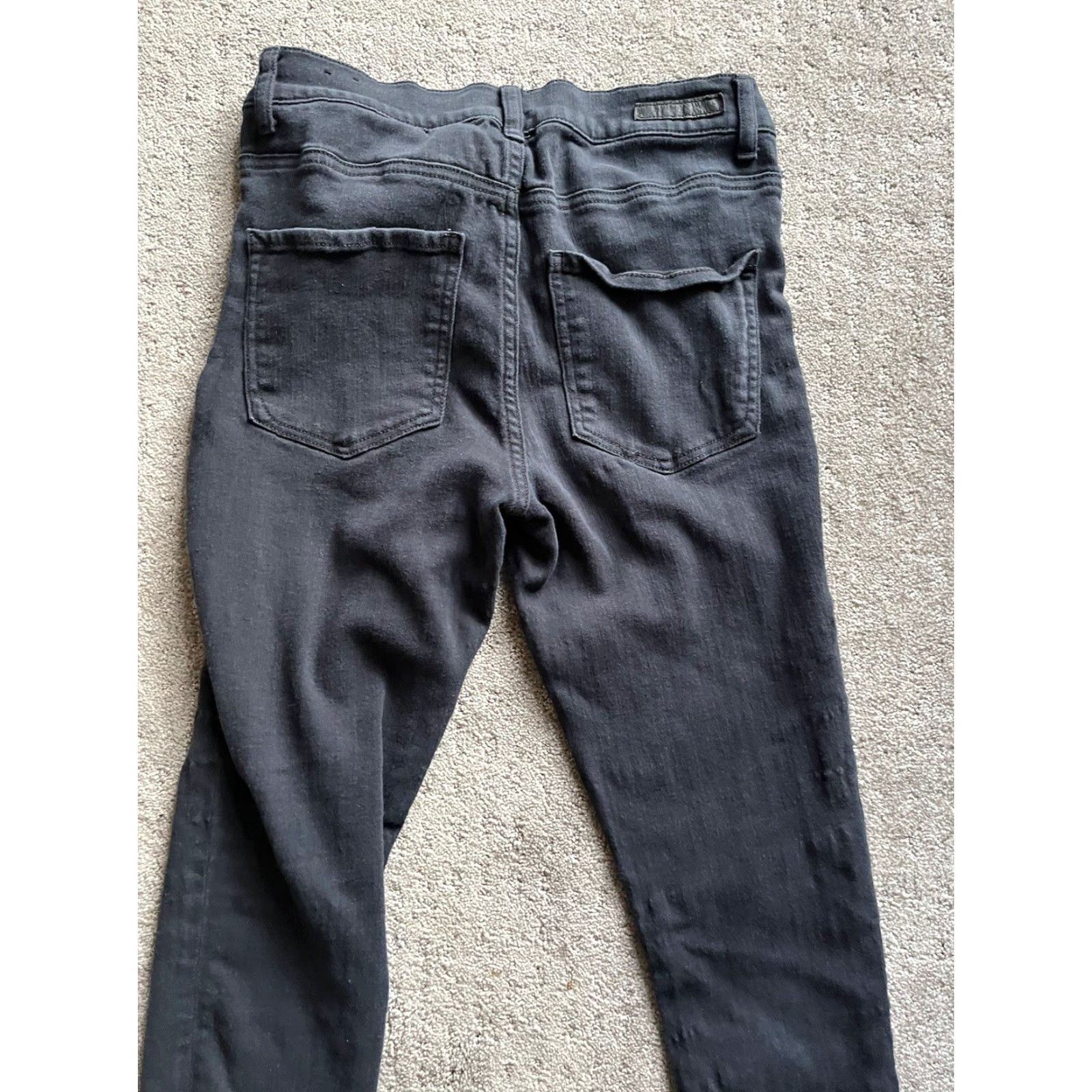 Express Express Jeans Legging Black - Women - Size 6 - Denim - High Rise - Cotton Blend - 30 in Inseam - Regular - EUC - Feminine Style Size 28" / US 6 / IT 42 - 3 Thumbnail