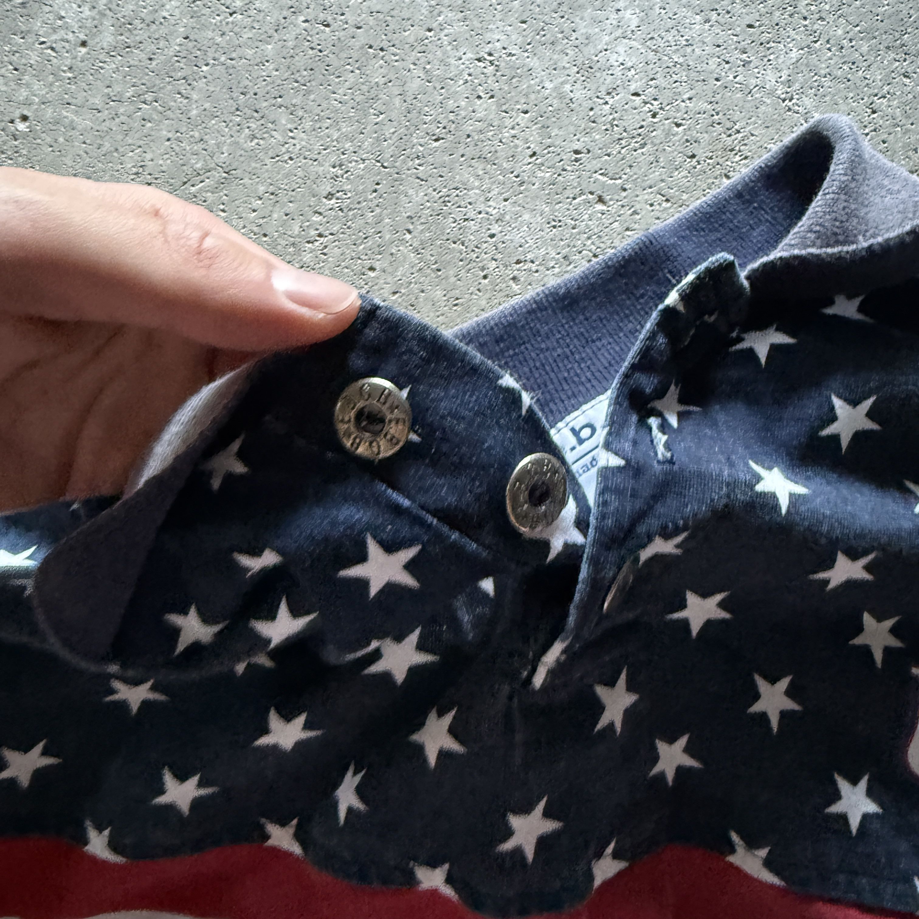 Other vintage made in usa american flag polo shirt Size US L / EU 52-54 / 3 - 3 Thumbnail