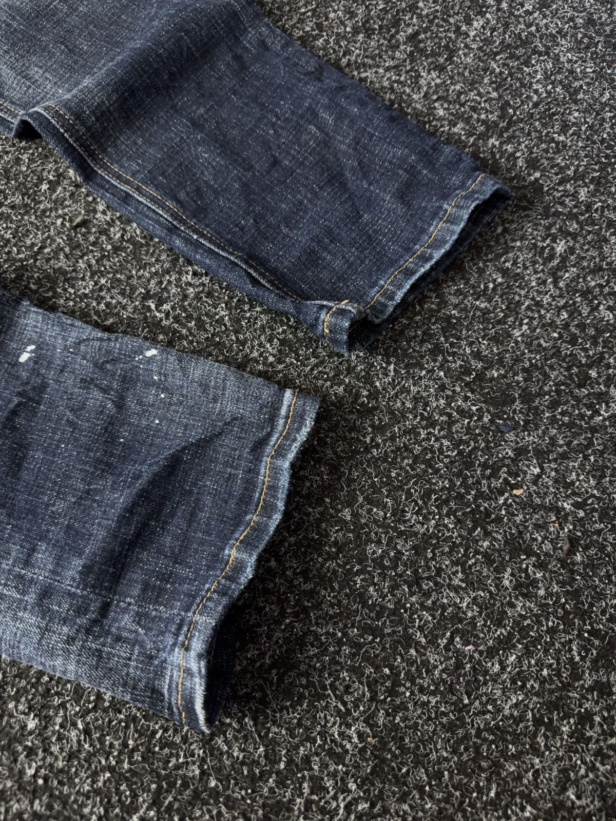 WWE Vintage 00s Wrestling WWE Distressed official denim pants Size US 31 - 2 Thumbnail