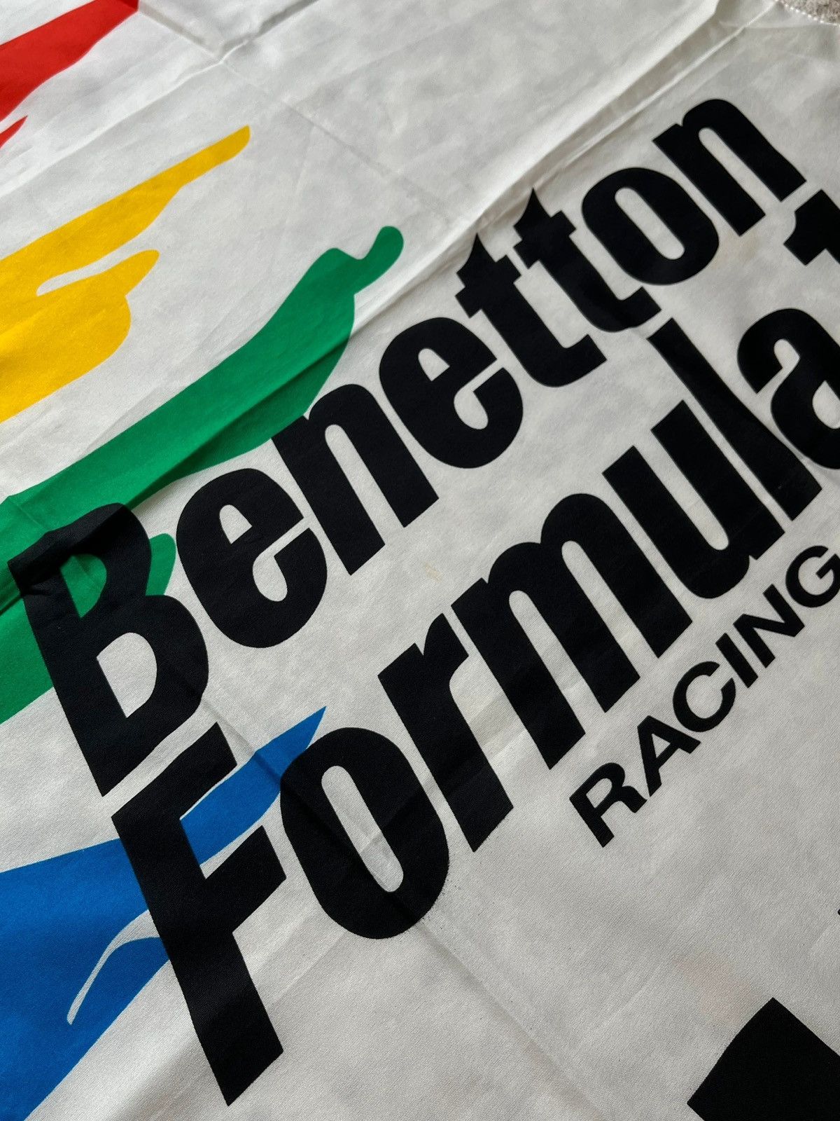 United Colors Of Benetton United Color of Benetton Forumula 1 Racing Team Scarf 90s Size ONE SIZE - 3 Thumbnail
